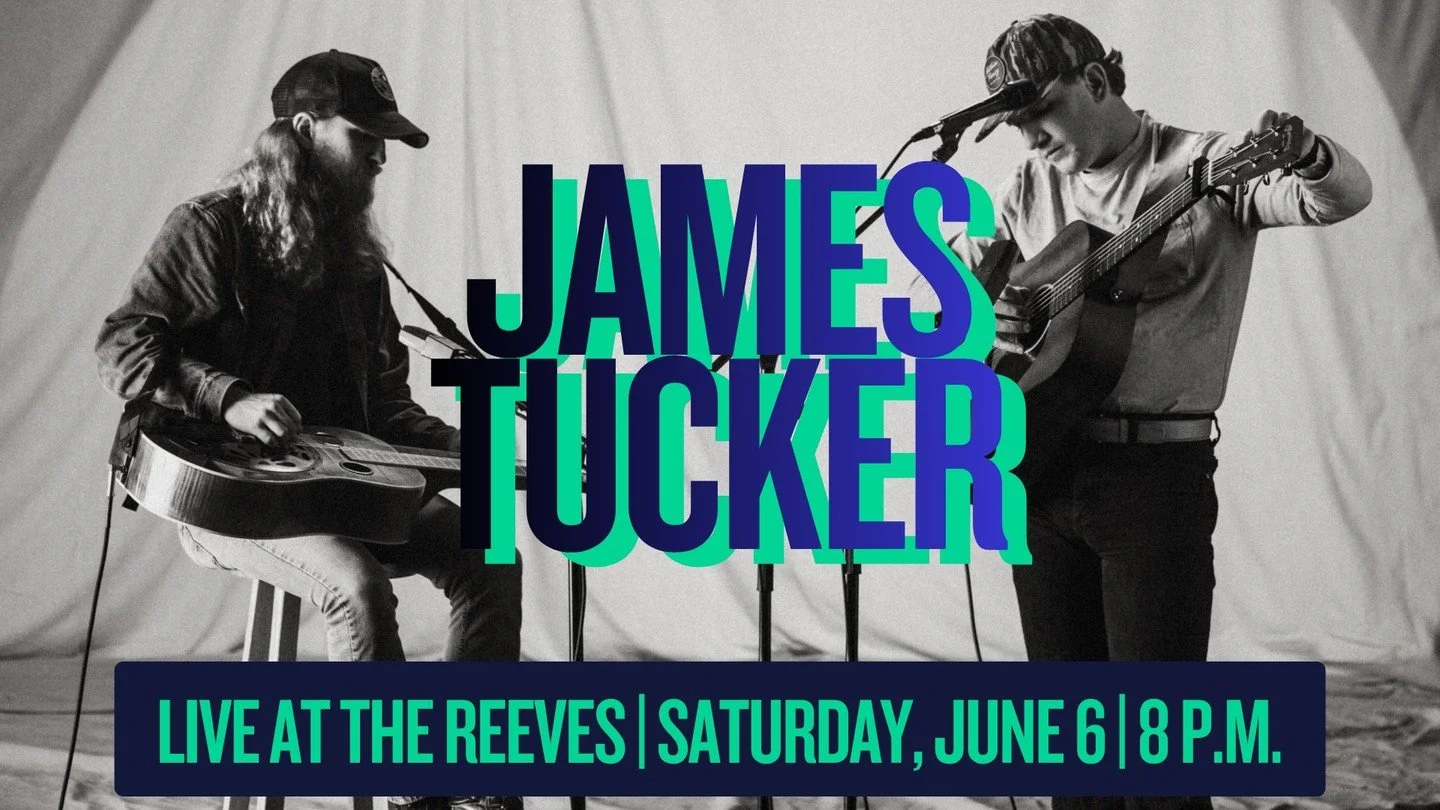 James Tucker returns to the Reeves on Saturday, June 6!
ㅤ
James Tucker is a North Carolina-based country artist known for his raw vocals, heartfelt storytelling, and a sound rooted in traditional Country and Americana. A U.S. Army veteran raised in t