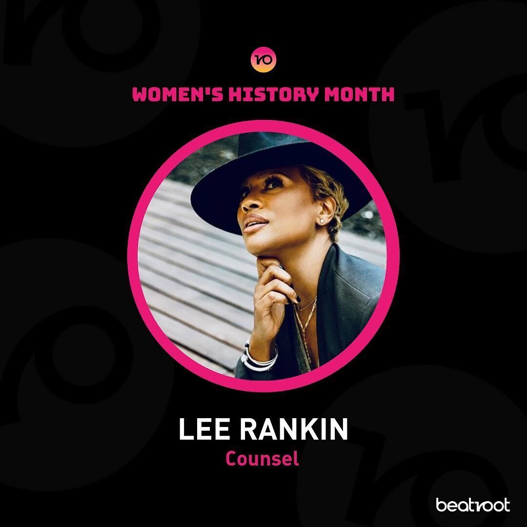 Posted @withregram &bull; @beatrootmusic This week&rsquo;s Women&rsquo;s History Month spotlight is on @leerankingroup 🏆 &ldquo;Beatroot walks it like they talk it!&rdquo; We know that&rsquo;s right! Thank you Lee🔥