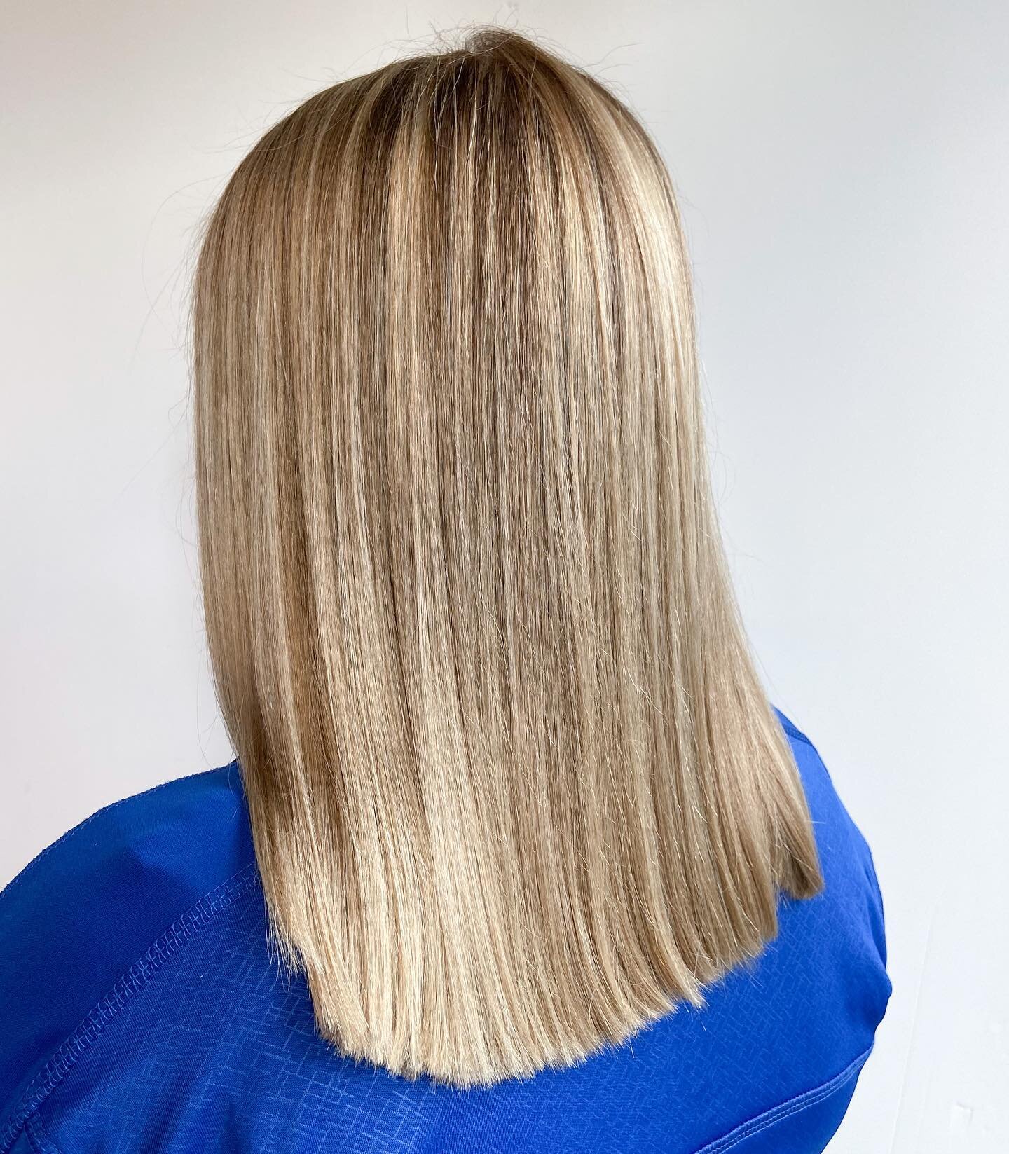 This is a balayage. Balayage is not a look, it is a technique. The word balayage means &ldquo;to sweep&rdquo; as a sweeping motion is used to paint the lightener onto the hair. I love using balayage to create an overall highlighted look with a softer