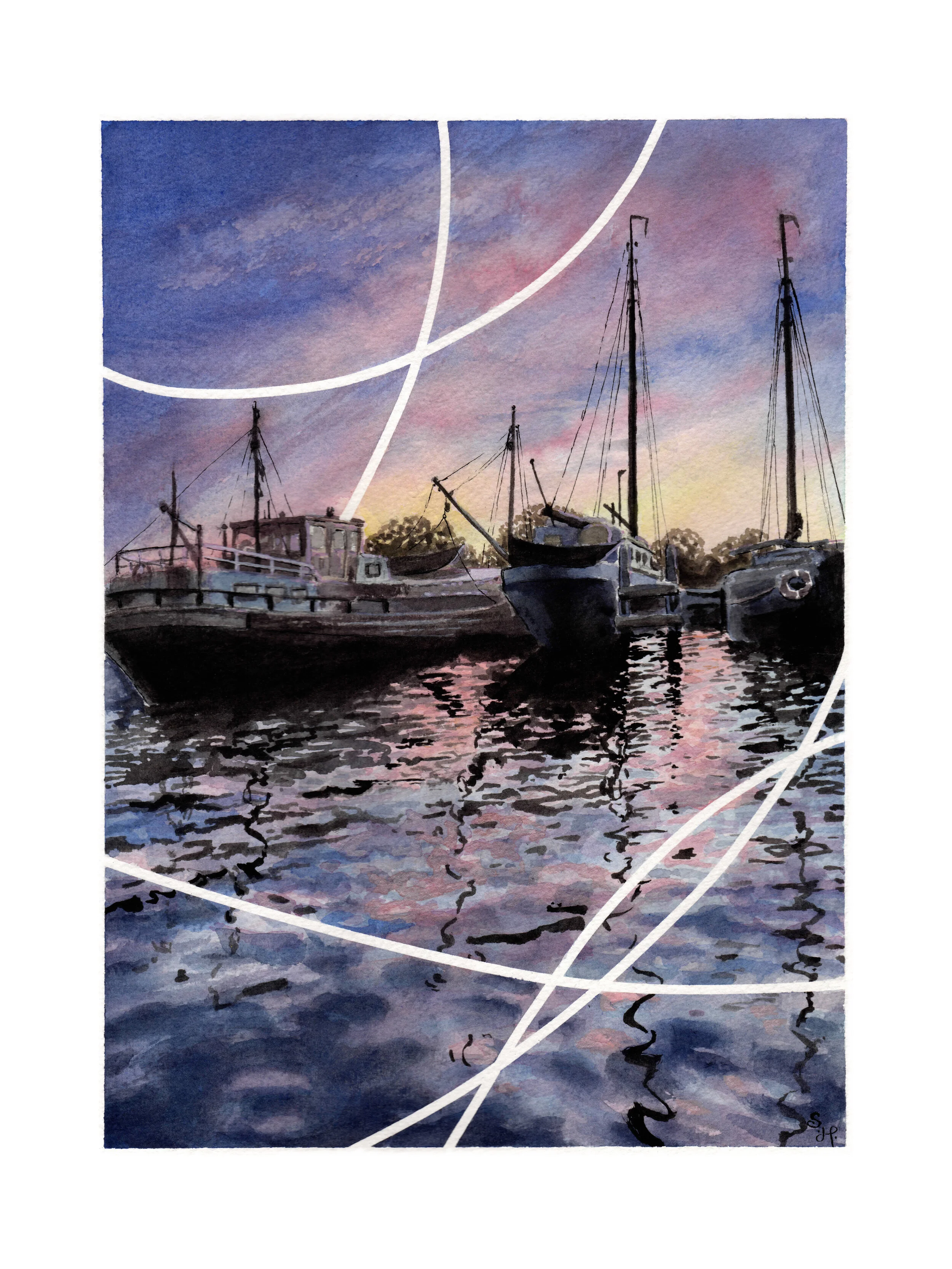 Oosterdok, Amsterdam- Print