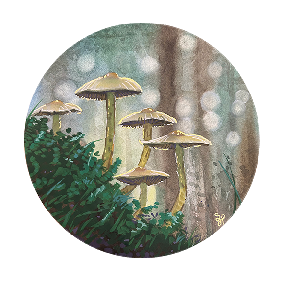 The Glistening Hour 8x8 Print