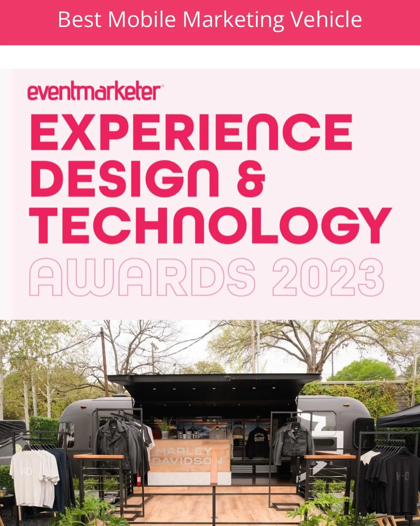 Thank you @lacymaxwellexperiential & @hdcollections for the opportunity to build for the Harley Davidson @hdcollections launch. And thank you @eventmarketer for the props 🤙🏻