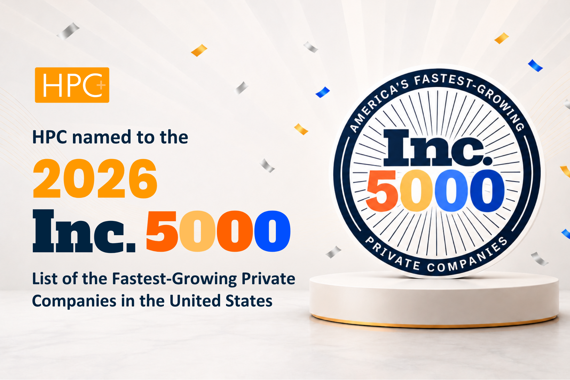 HPC Named to the 2026 Inc. 5000 List of Fastest Growing Companies