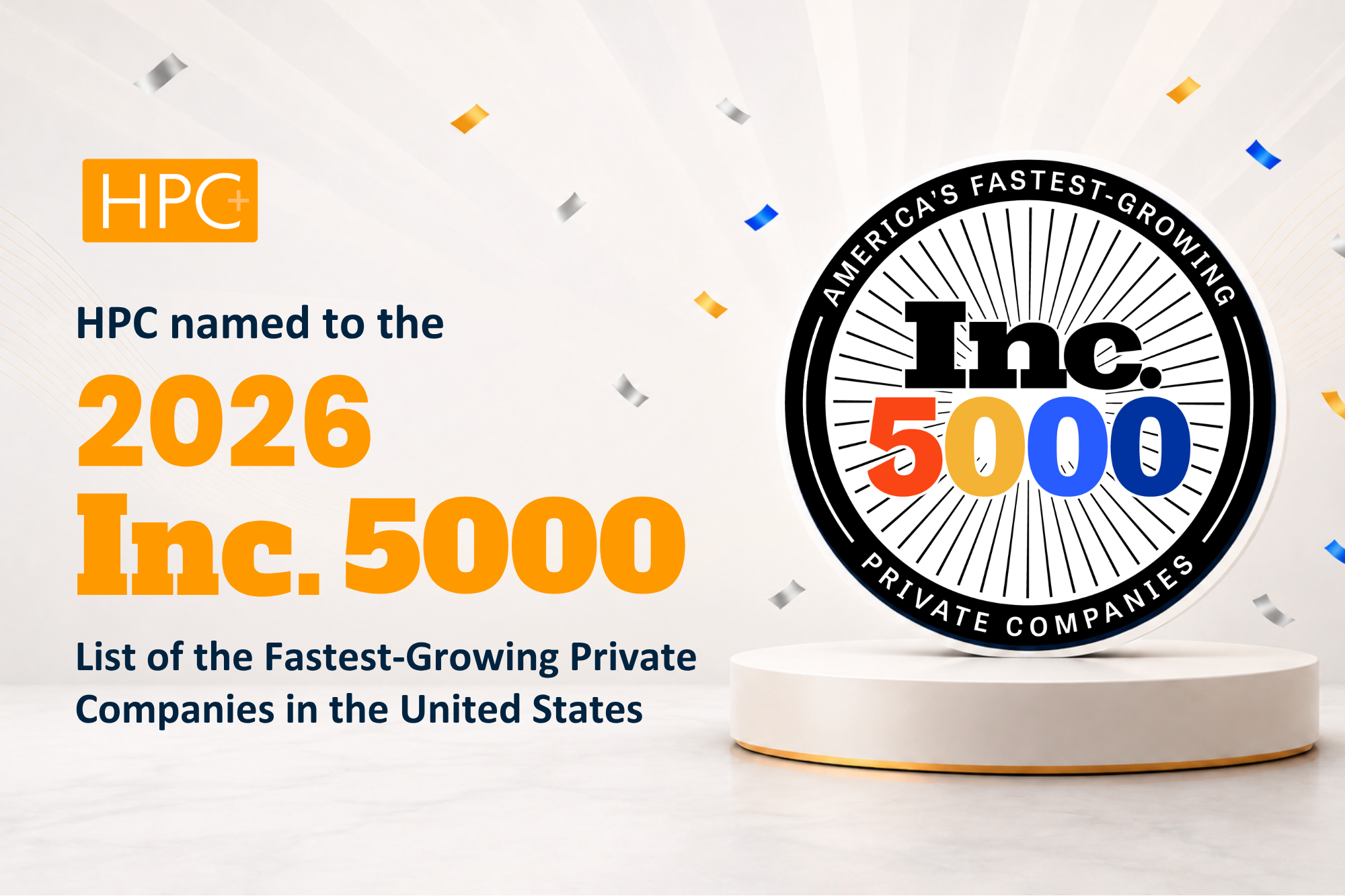 HPC Named to the 2026 Inc. 5000 List of Fastest Growing Companies