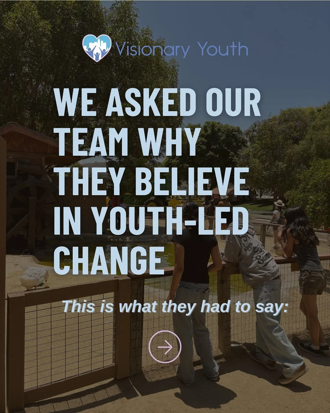 We believe in youth-led voices because their voices bring fresh perspectives. 💭 Their ideas spark innovation. 💫When youth lead, communities thrive. 

⚡️Join us in the movement: 

 
➡️ Share our story 

➡️ Donate today 

➡️ Support our youth 

- - &