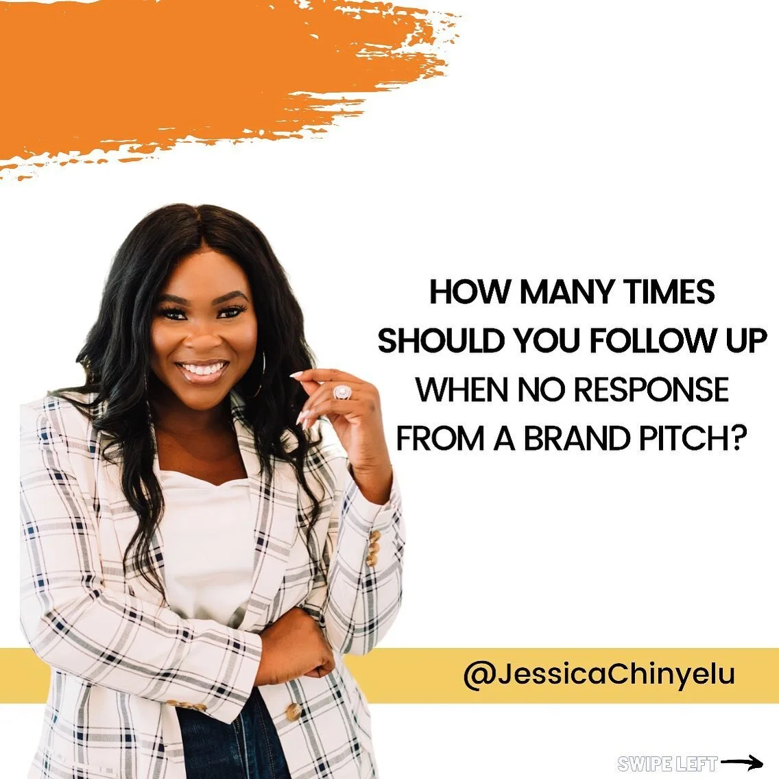 HOW YOU SHOULD YOU FOLLOW UP IF NO RESPONSE FROM A BRAND✨ (#APostToSave)
⠀
It sucks when brands don’t respond or open your emails. Rather than get discouraged, continue to follow up. A good sales person will follow up at least 5-7 times before