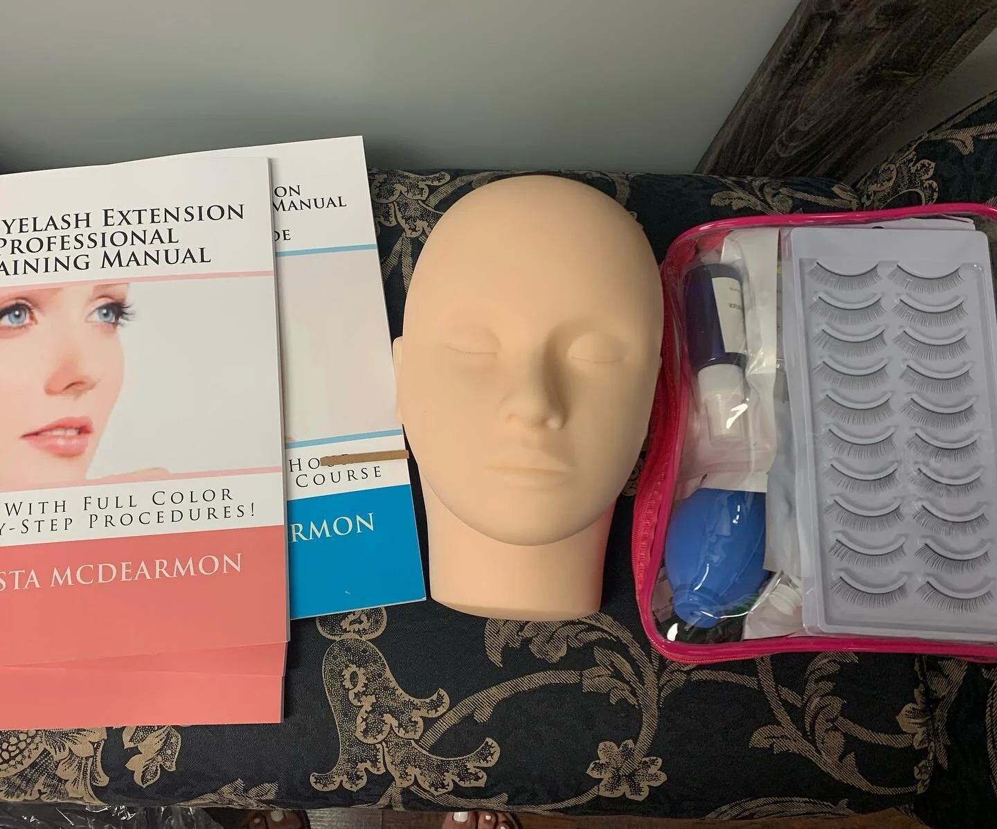 Yay! Our class course stuff came in! Starting to put together your take home kit! Couple more spots are open July 31st 9am. Pm me for details.  Get Lash Certificated