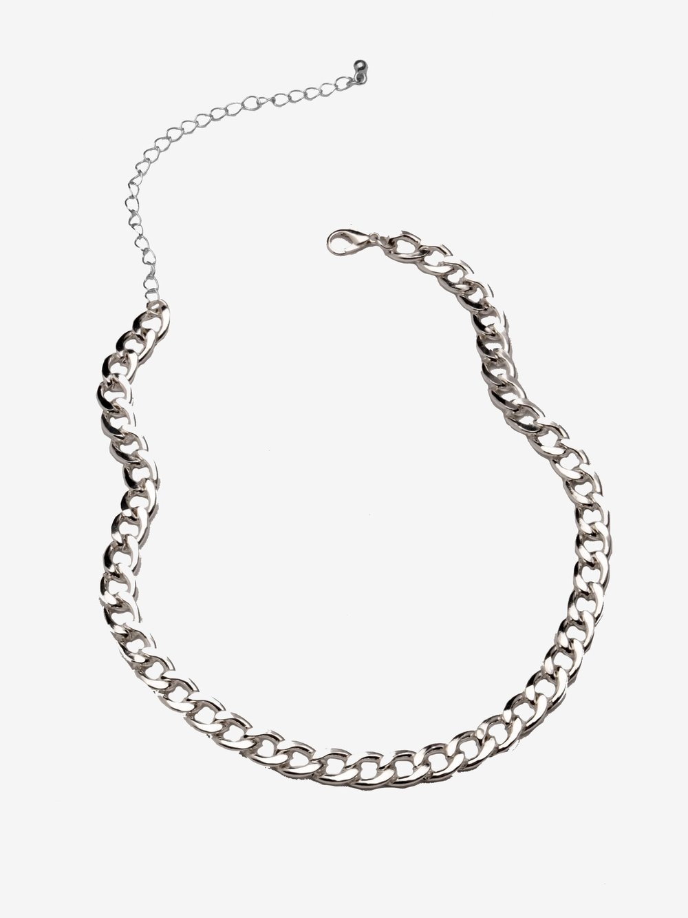 アクセサリー sinss silver 925 short necklace Silver Short Chain Necklace — Anca Collection