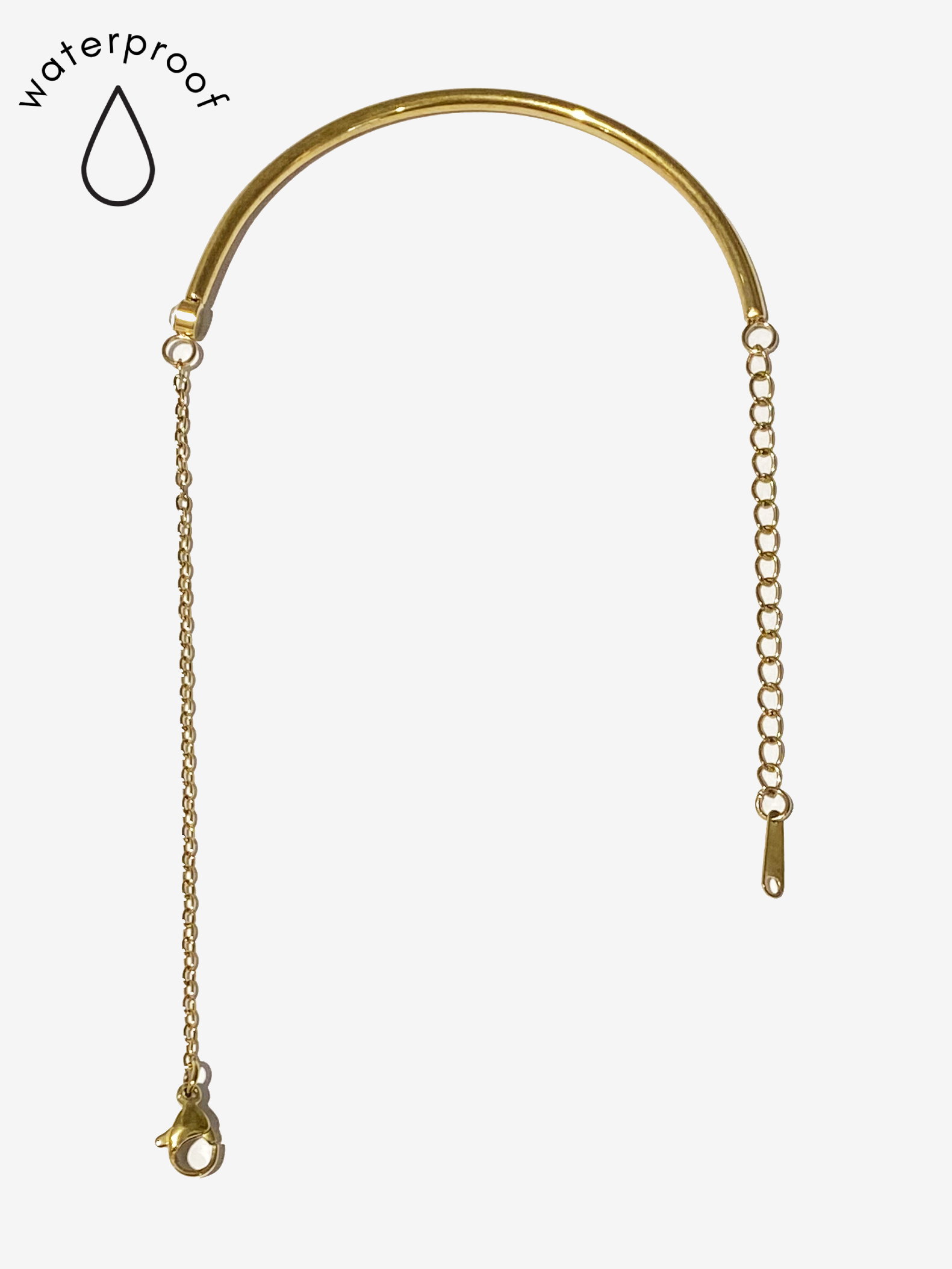 Gold Half and Half Bracelet