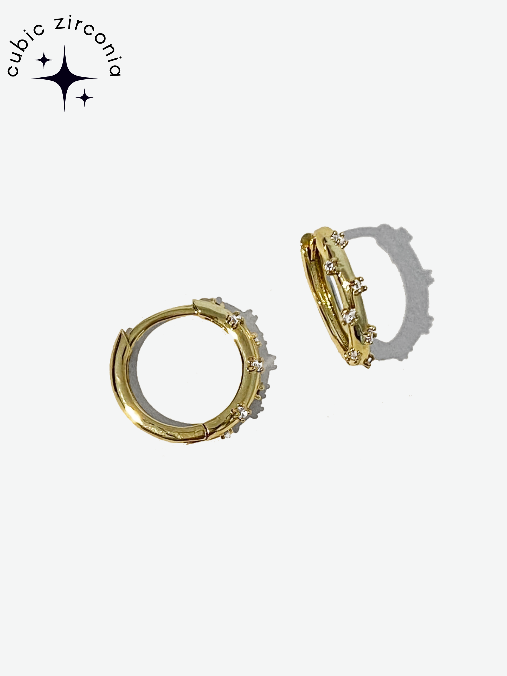 Gold Allure Huggie Earrings