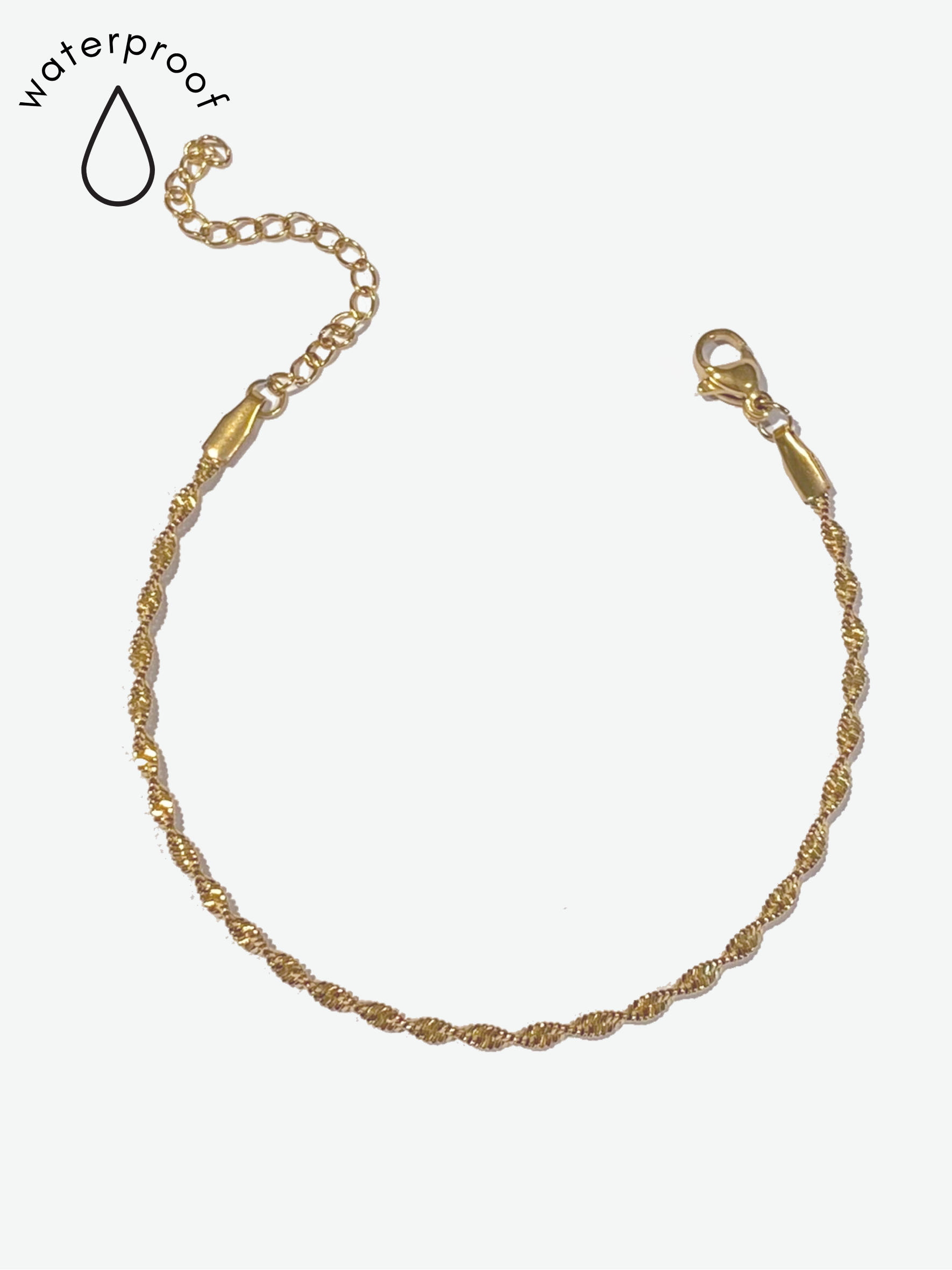 Gold Coiled Bracelet