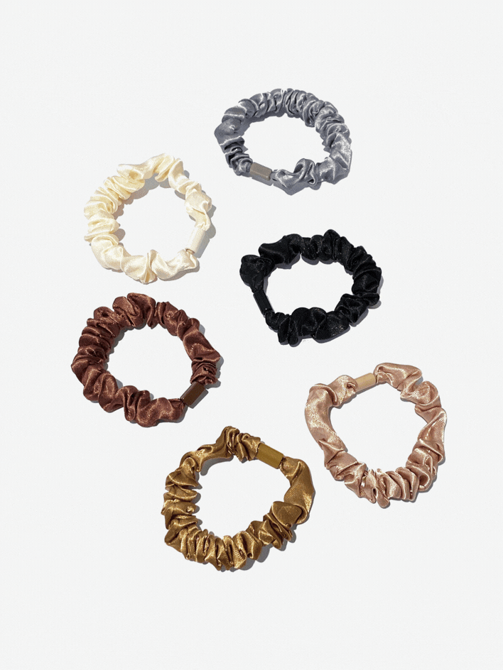 Mini Satin Scrunchie Set