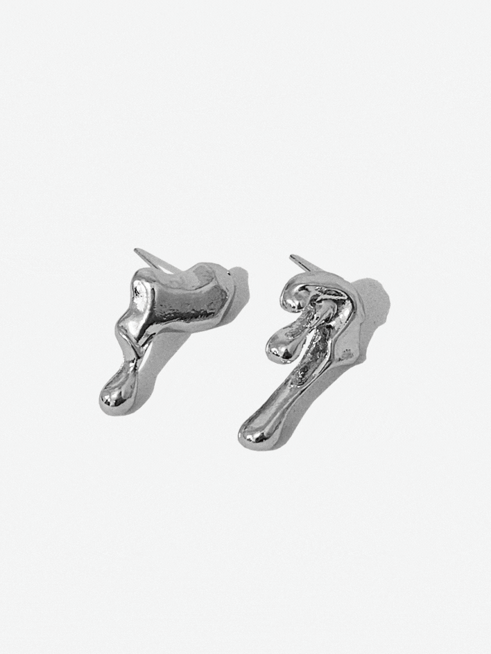 Chrome Drip Earrings