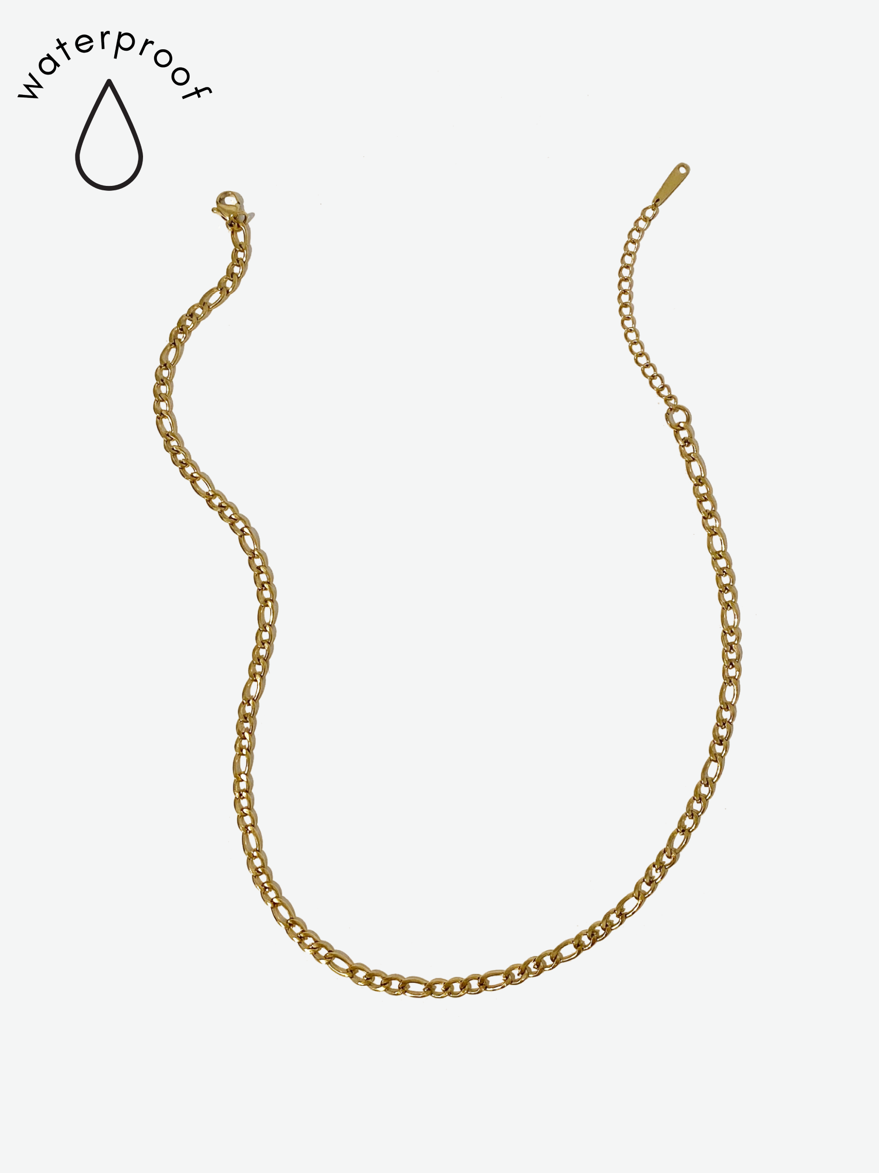 Gold Figaro Chain Necklace