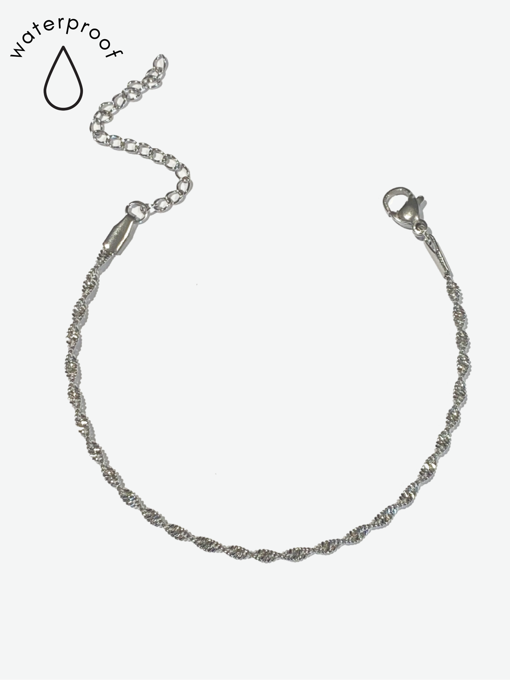 Silver Coiled Bracelet