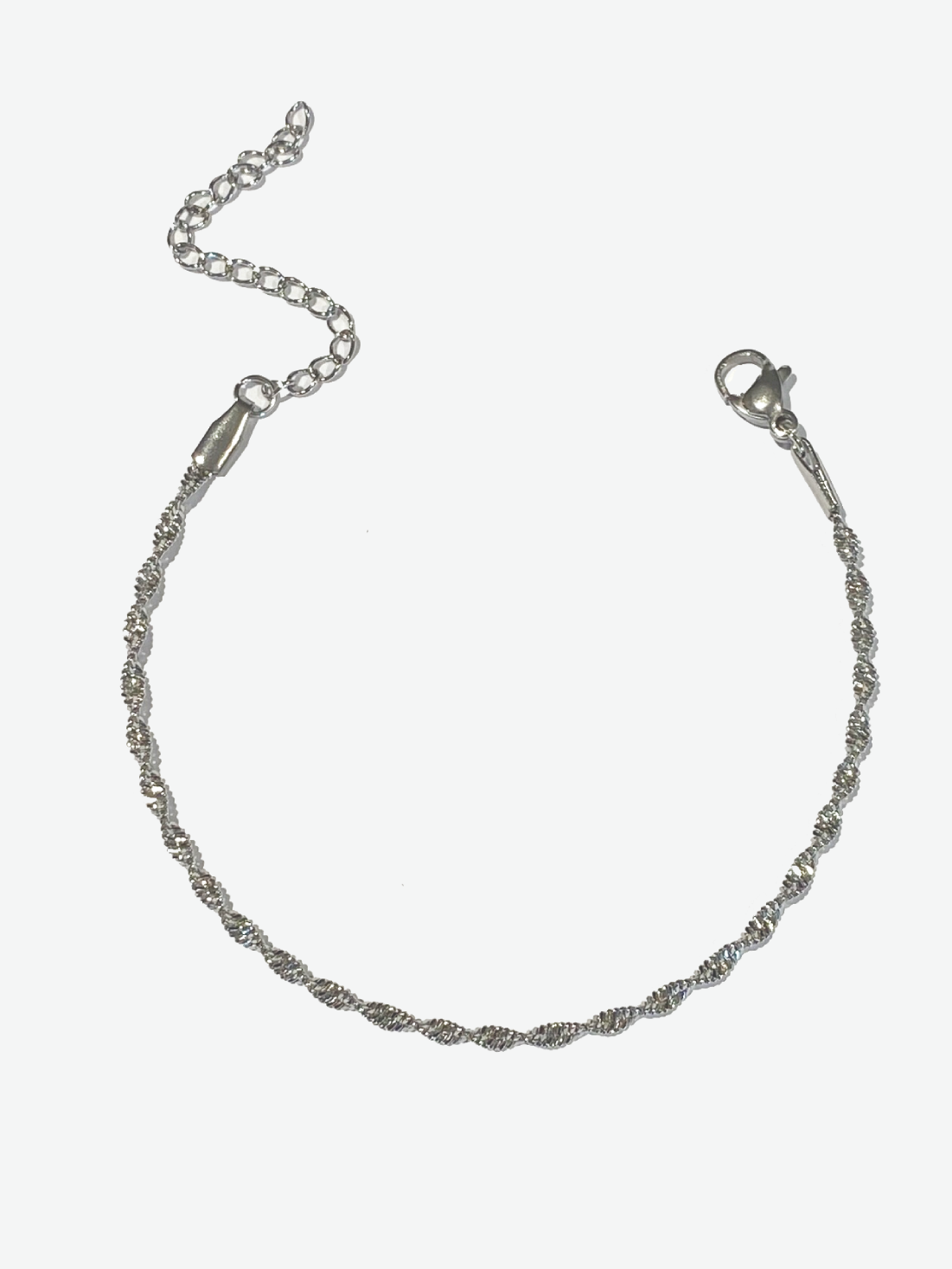 Silver Coiled Bracelet