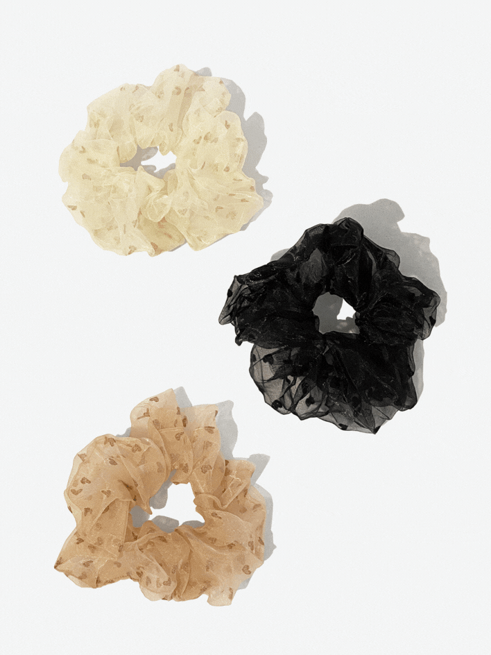 Heart of Hearts Scrunchie Set
