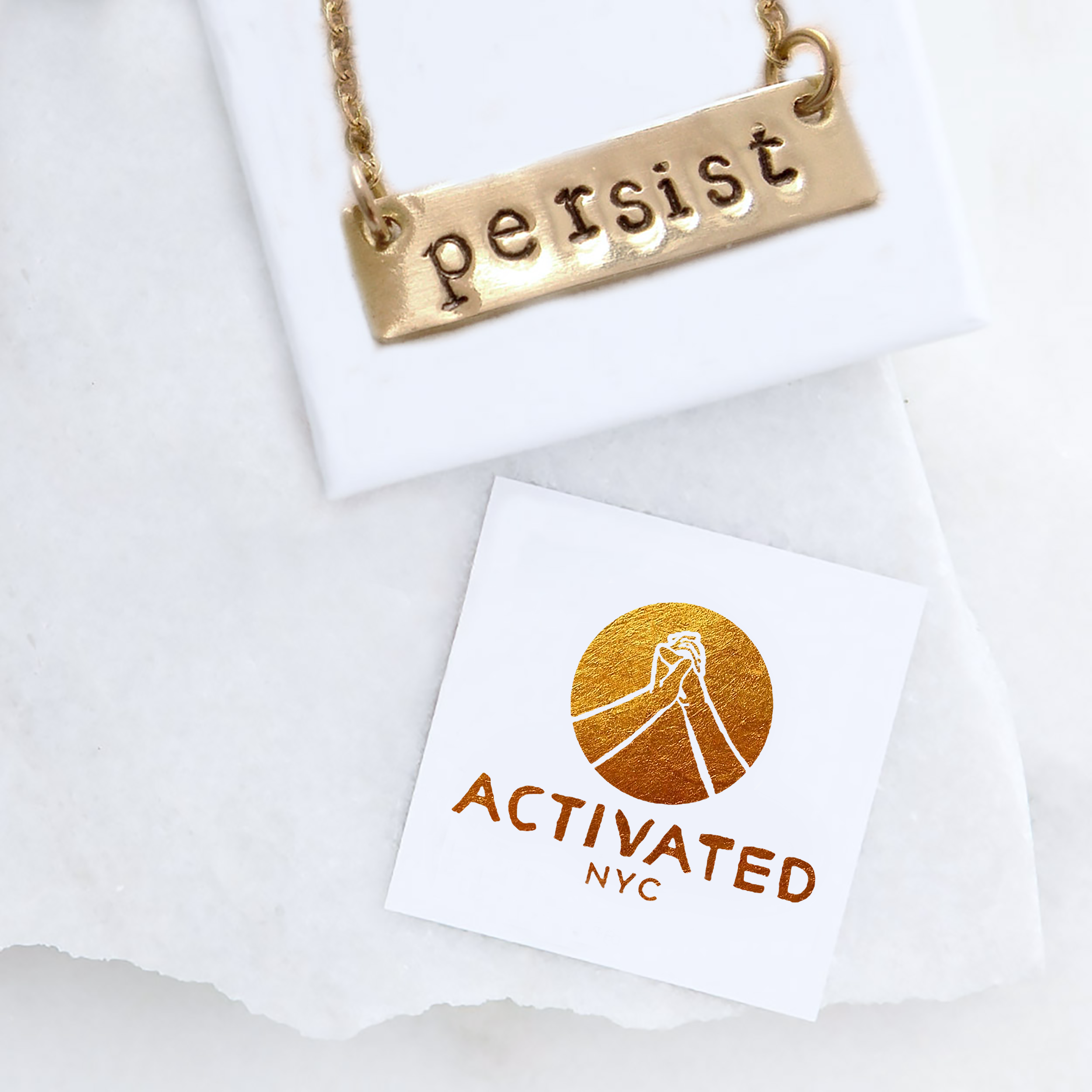 Creative Direction + Marketing + Graphic Design + Packaging - Activated NYC Jewelry