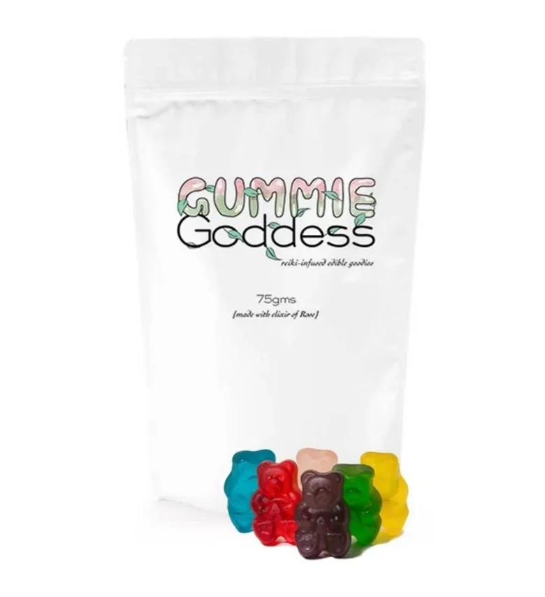 Branding + Packaging + Logos + Illustration - Goddess Foods : Reiki – Infused Natural Treats
