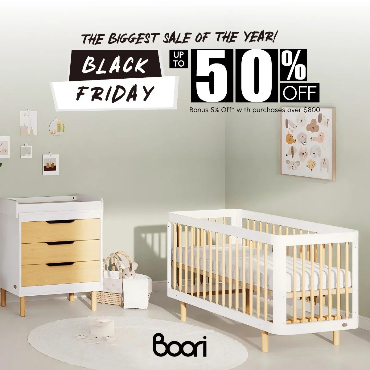 🖤 Black Friday is on at Boori! 🖤
From 04/11/25 to 01/12/25
✨ Up to 50% OFF
✨ Bonus 5% OFF when you spend $800+
✨ PLUS an extra $50 OFF when you spend over $1,000
✨ Free* delivery on orders $800+ to selected metro areas (Sydney, Melbourne, Brisbane 