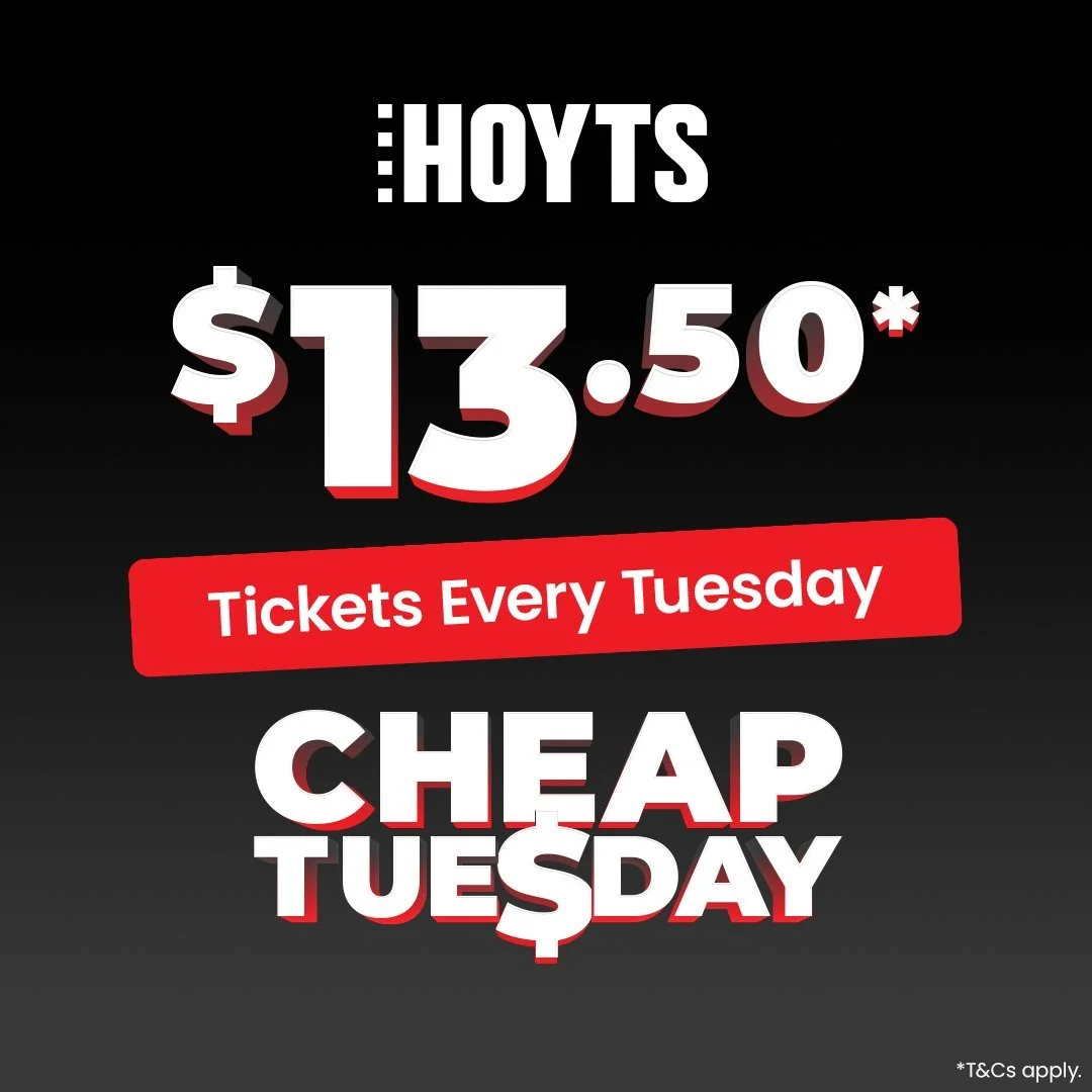All day, every Tuesday, grab your favourite movie for only $13.50 per ticket. Bargain! HOYTS Chatswood Mandarin 

 #mandrincentrechatswood #mandarincentrekids #kidsactivitieschatswood #kidsactivities #FamilyFun #cinemachatswood #chatswoodmovies #hoyt