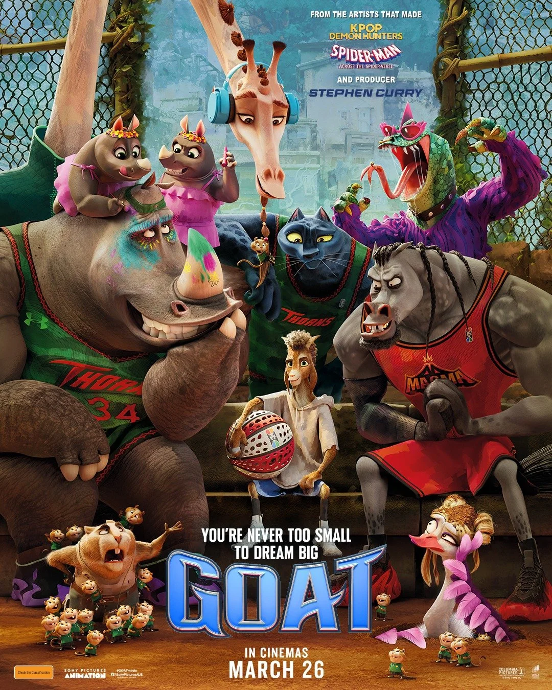 🎬 School holiday fun starts now!
Now showing from 26 March &mdash; the kids will love GOAT and The Magic Faraway Tree. So much movie magic for the little ones these holidays &mdash; bring them into the centre for a fun day out!

 #hoytsmandarincentr