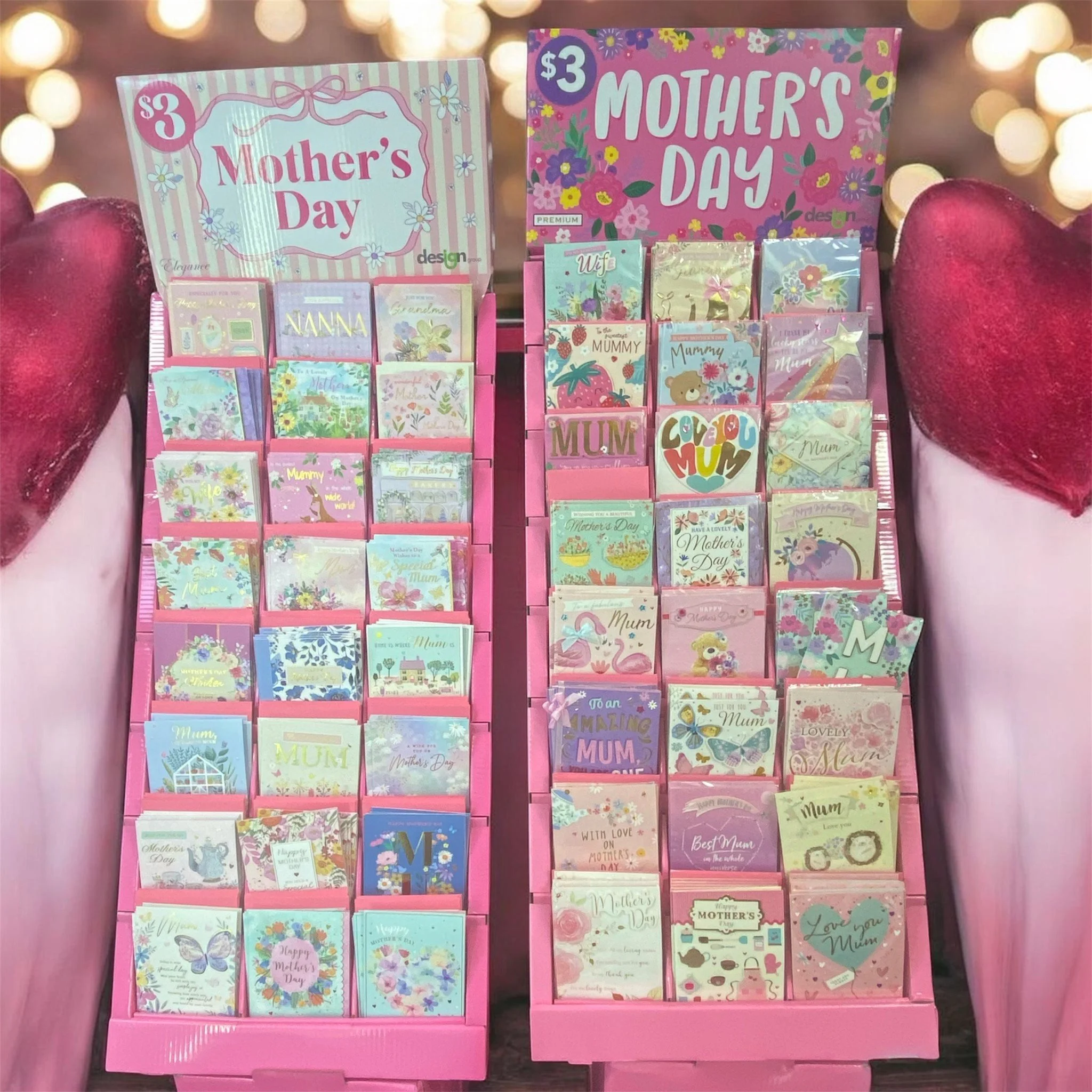 Show Mum just how much she means to you this Mother&rsquo;s Day 💖

Pop into Daiso and discover a fabulous range of Mother&rsquo;s Day cards for just $3 each! Why stop at one? Grab a few and share even more love with the special mums in your life. 🌸