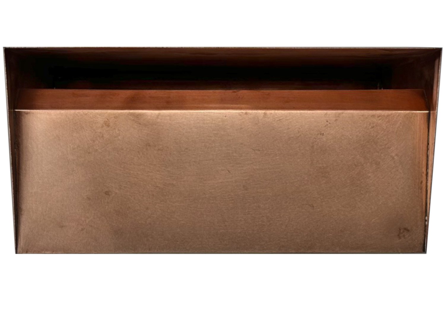 Copper in-wall Letterbox ' Square Standard Besser'
