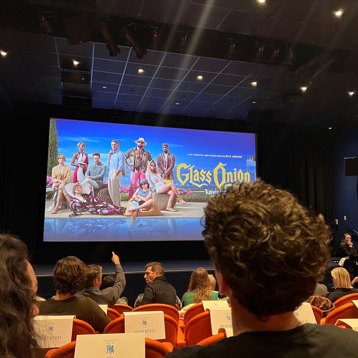 Loving seeing all the posts about Glass Onion. (No spoilers! If you haven&rsquo;t seen it, IT&rsquo;S SO GOOD DON&rsquo;T MISS IT.) Still can&rsquo;t get over the screening I got to attend, and super appreciative of the Q&amp;A afterward and the conv