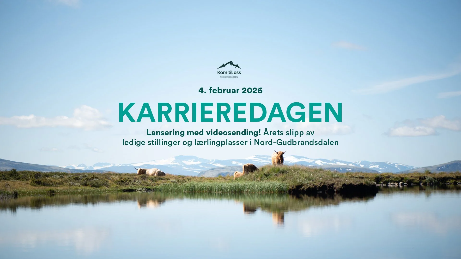 Karrieredagen &ndash; &Aring;rets store slipp av ledige stillinger og l&aelig;rlingplasser i Nord-Gudbrandsdalen 🙌 Hold av datoen 4. februar 2026, se eget arrangement p&aring; Facebook eller komtiloss.no 😄

Ser du etter nye folk? Legg inn stillings