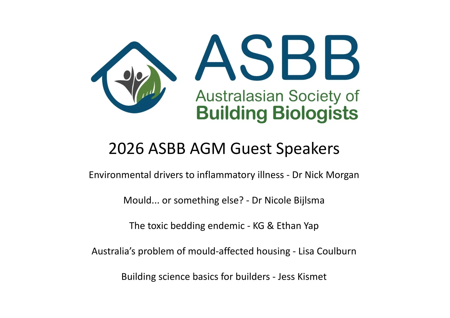 2026 ASBB AGM & Guest Speakers (Mar 2026)