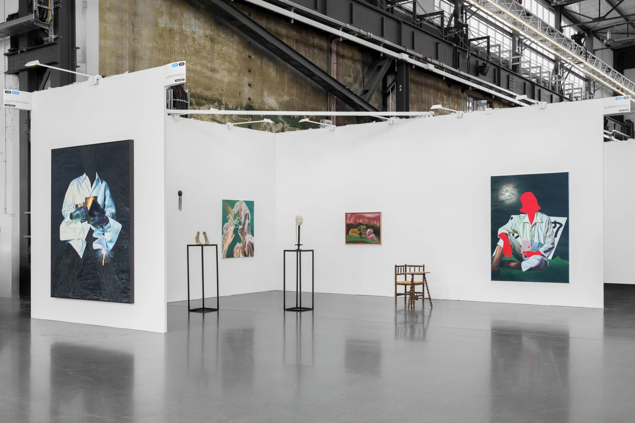 PANICK ATTACK Doris Ziegler, Céline Struger,  Chloé Saï Breil-Dupont, Lou Hoyer, Galerie Laetitia Gorsy, F08, Art Düsseldorf 2026
