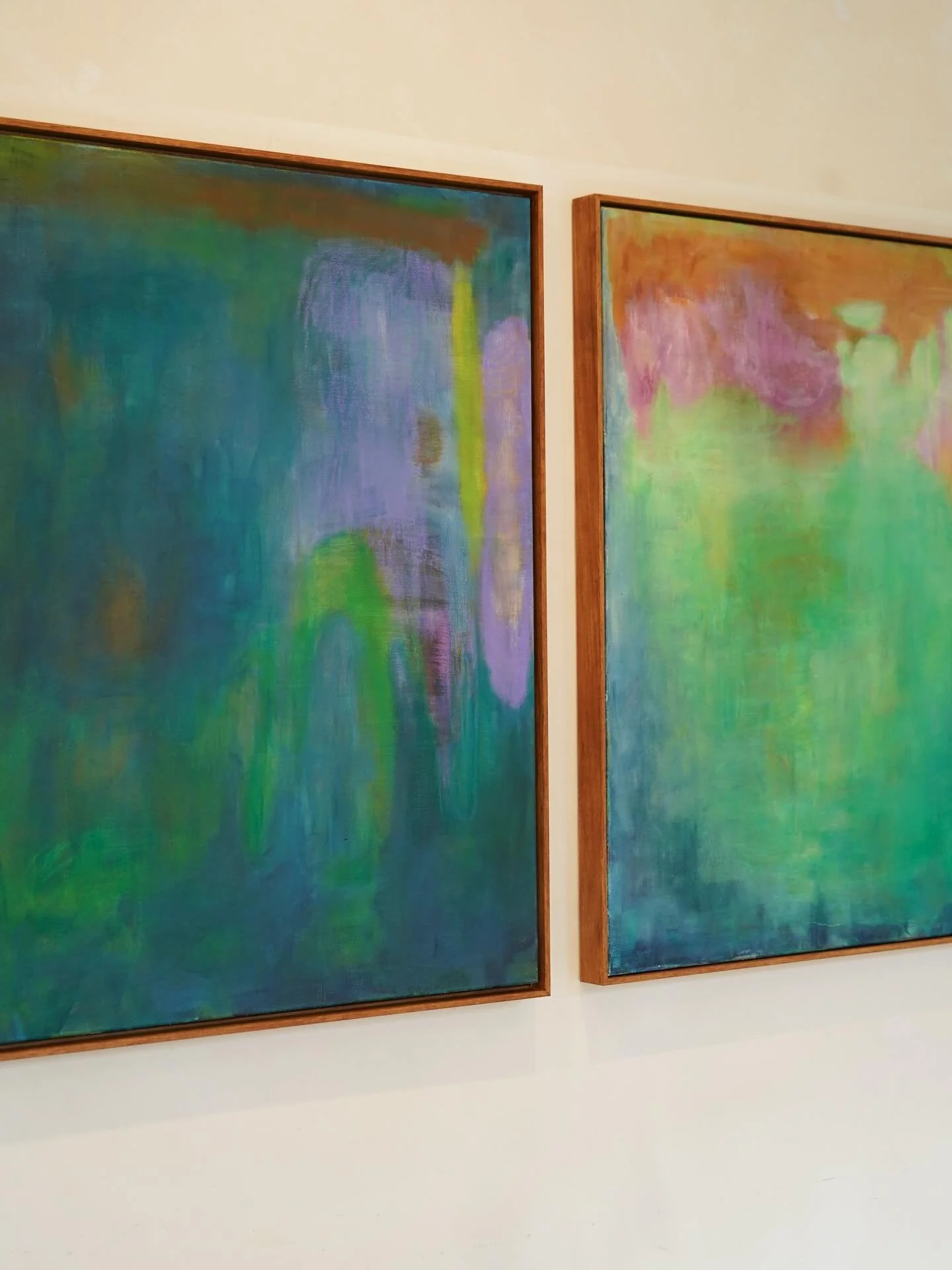 Nobu &amp; Waya | Diptych 100 x 120 cm 
Available