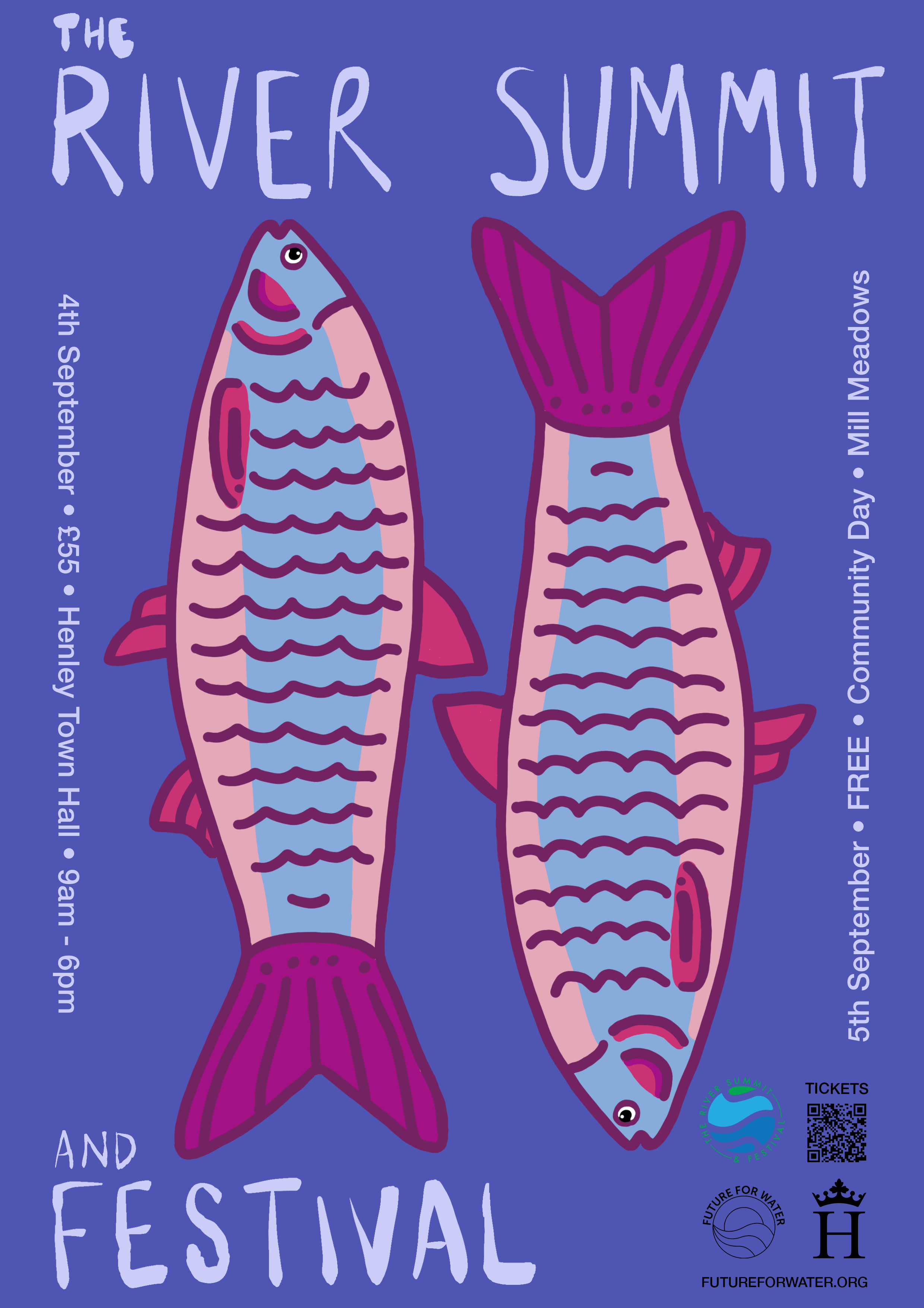 Introducing The River Summit and Poster 2026 by artist, Vickie Amiralis