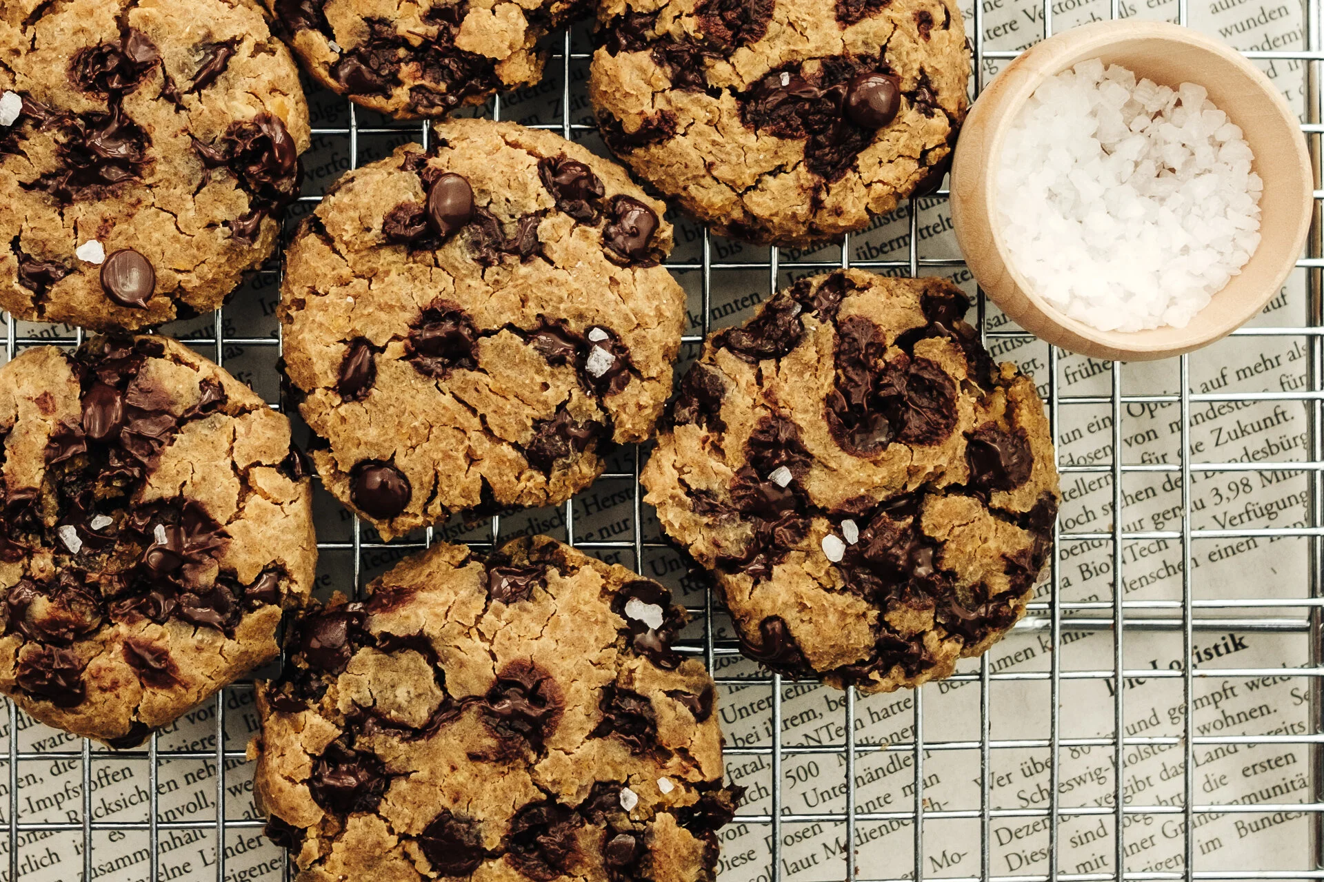 Gesunde Chocolate Chip Cookies aus Kichererbsen
