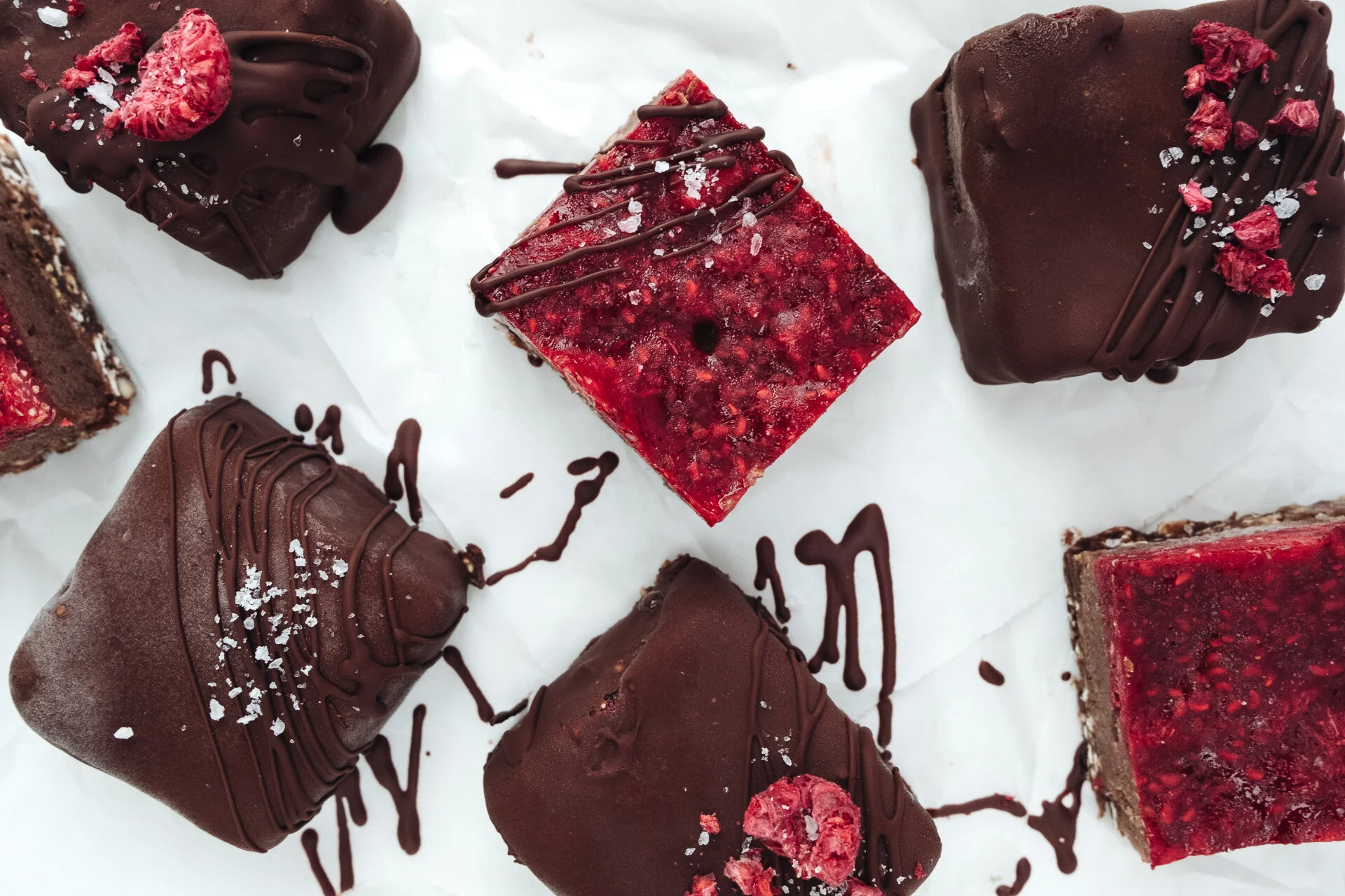 Schoko-Himbeer-Bites