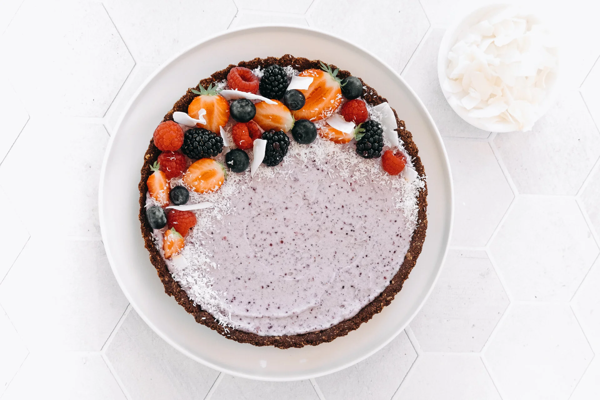 Beerentarte ohne Zucker