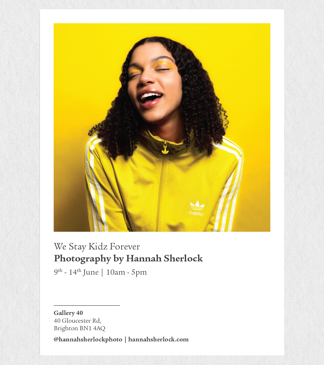 Poster design for Photography exhibition