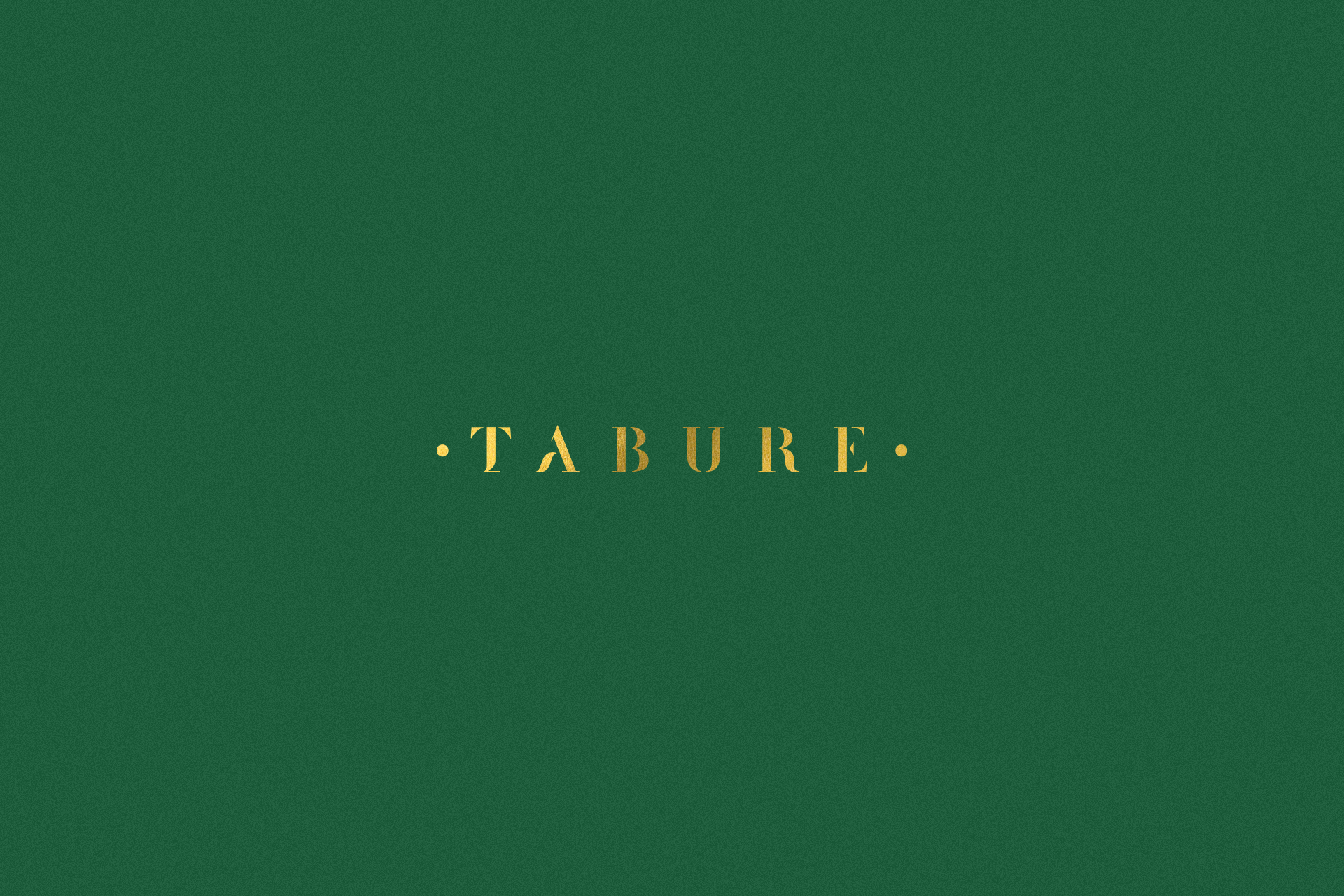 Tabure logo by Good Noise design agency