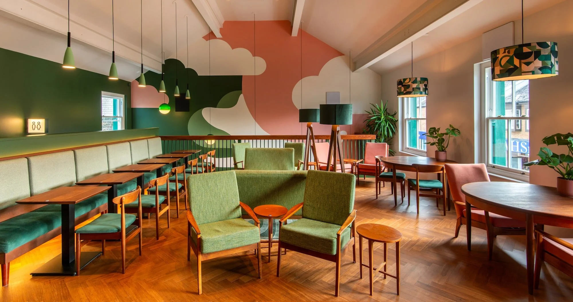 Mural for Café Branding as part of a wider branding project.