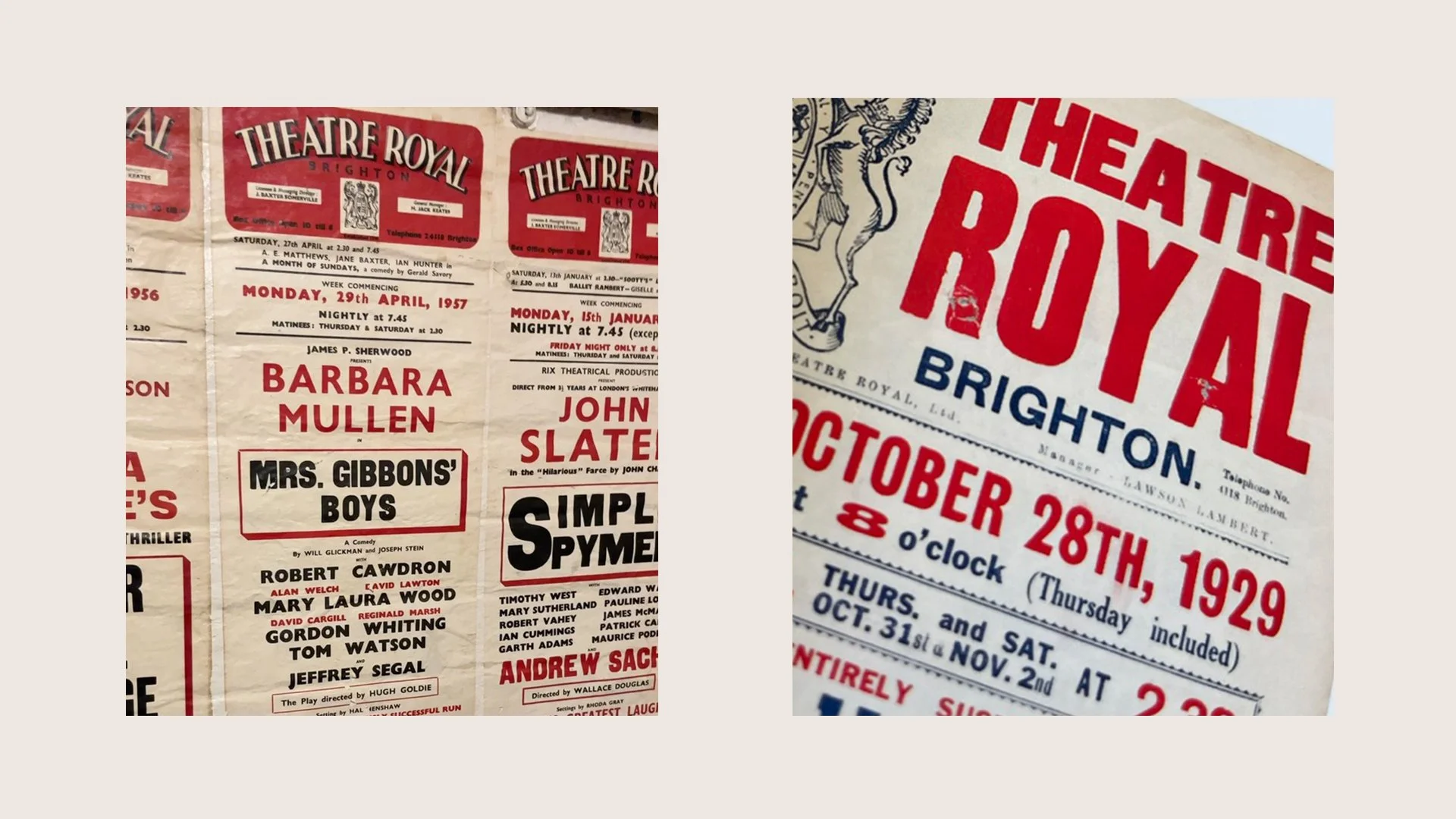 Theatre Royal Brighton branding inspiration by Good Noise