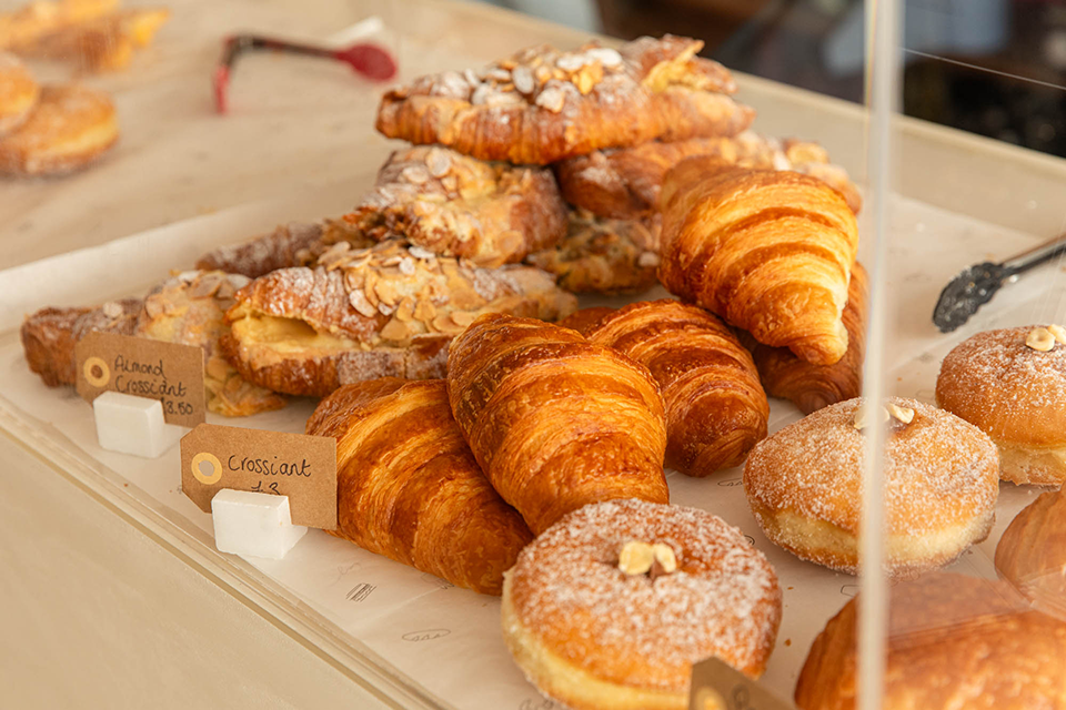 Pastries and doughnuts at Bayon Bakery