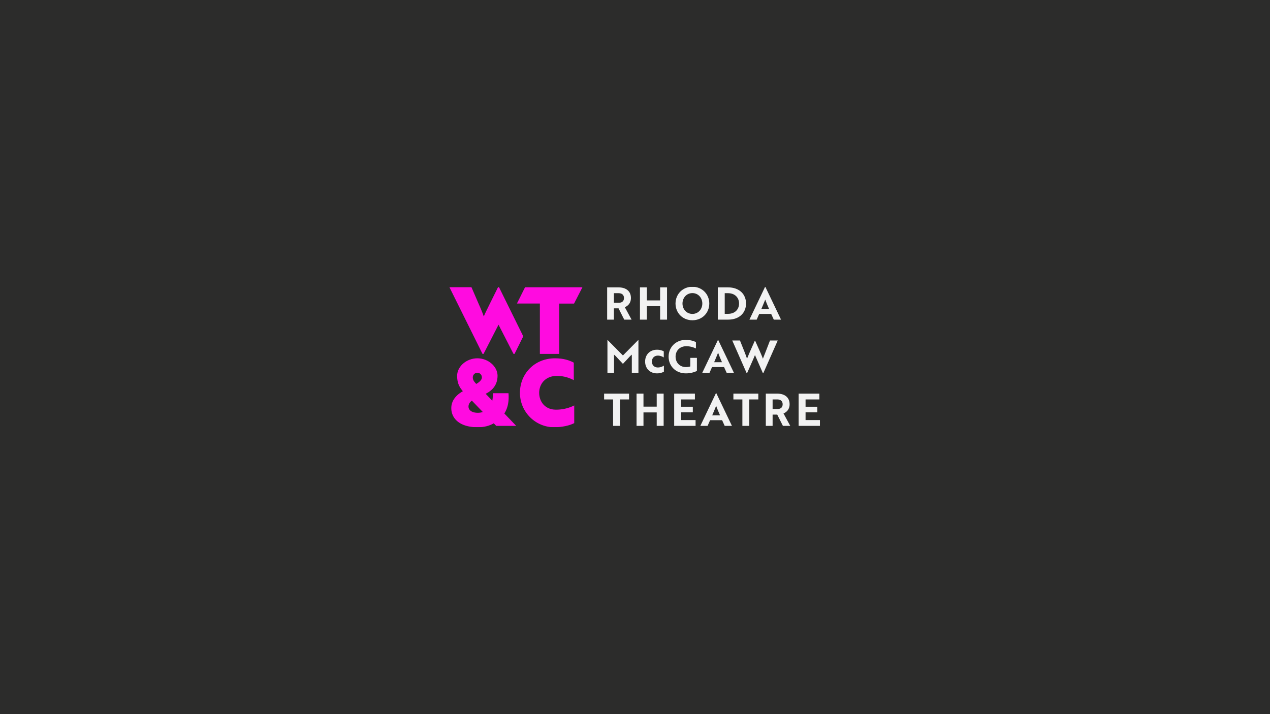 Logo design for Rhoda McGaw Theatre