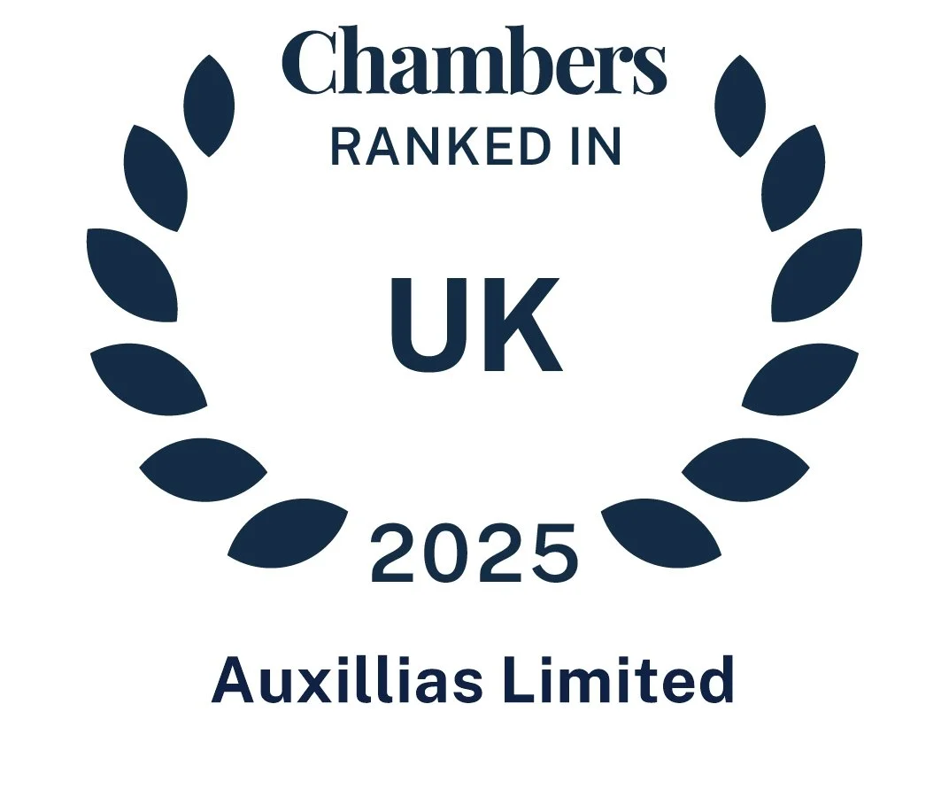 Auxillias named in 2025 Chambers &amp; Partners consumer finance UK rankings for second year running