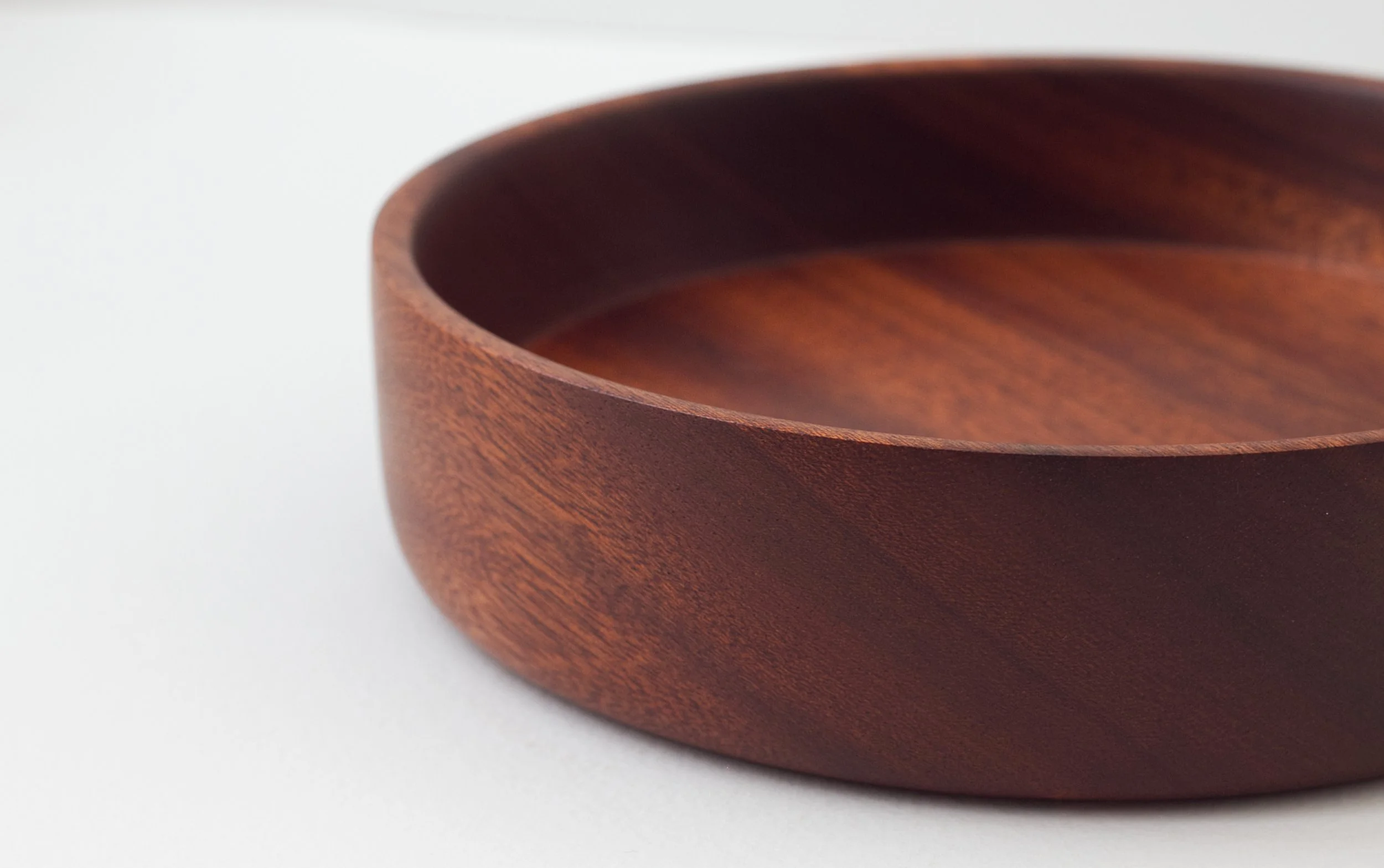 Sapele shallow Dish