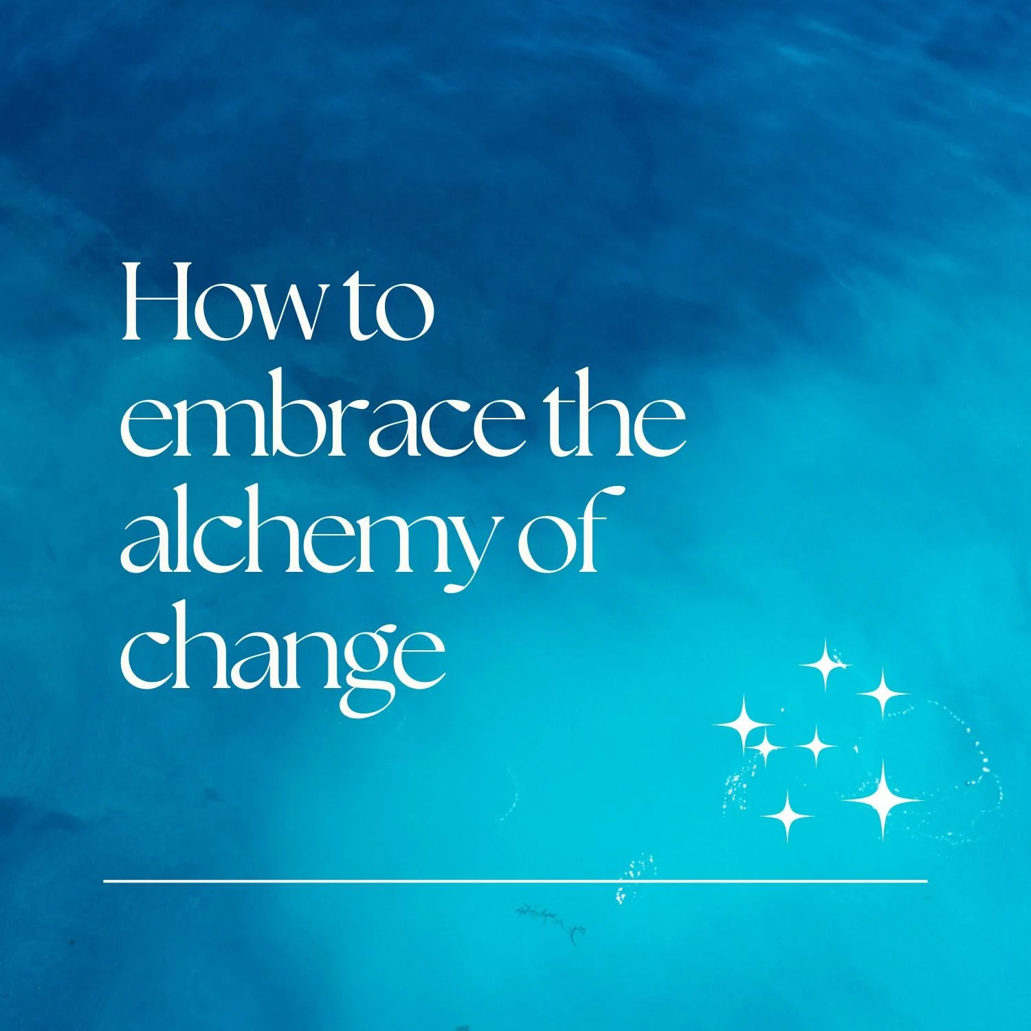 How to Embrace the Alchemy of Change - Antonya Beamish