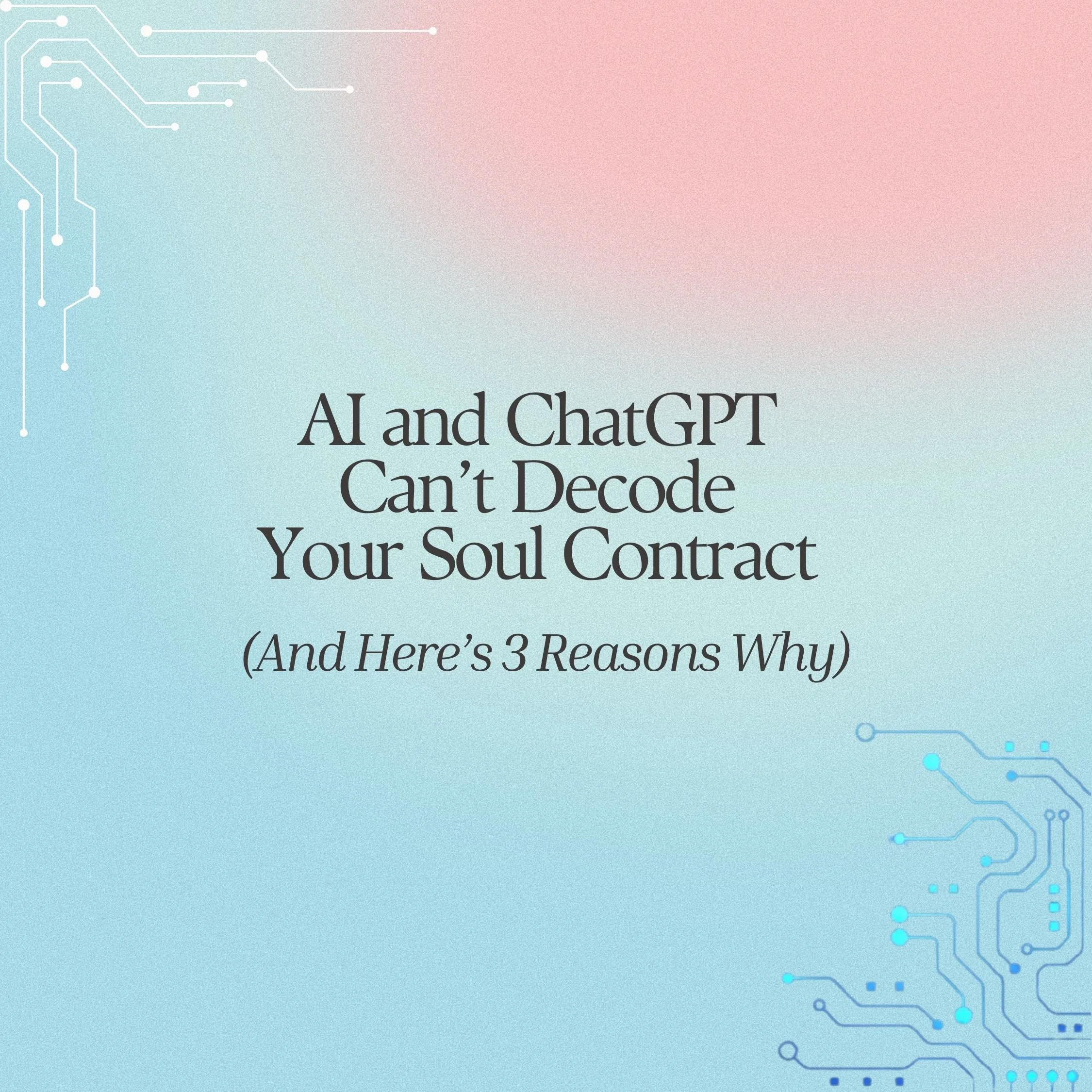 Can AI and ChatGPT Decode Your Soul Contract?