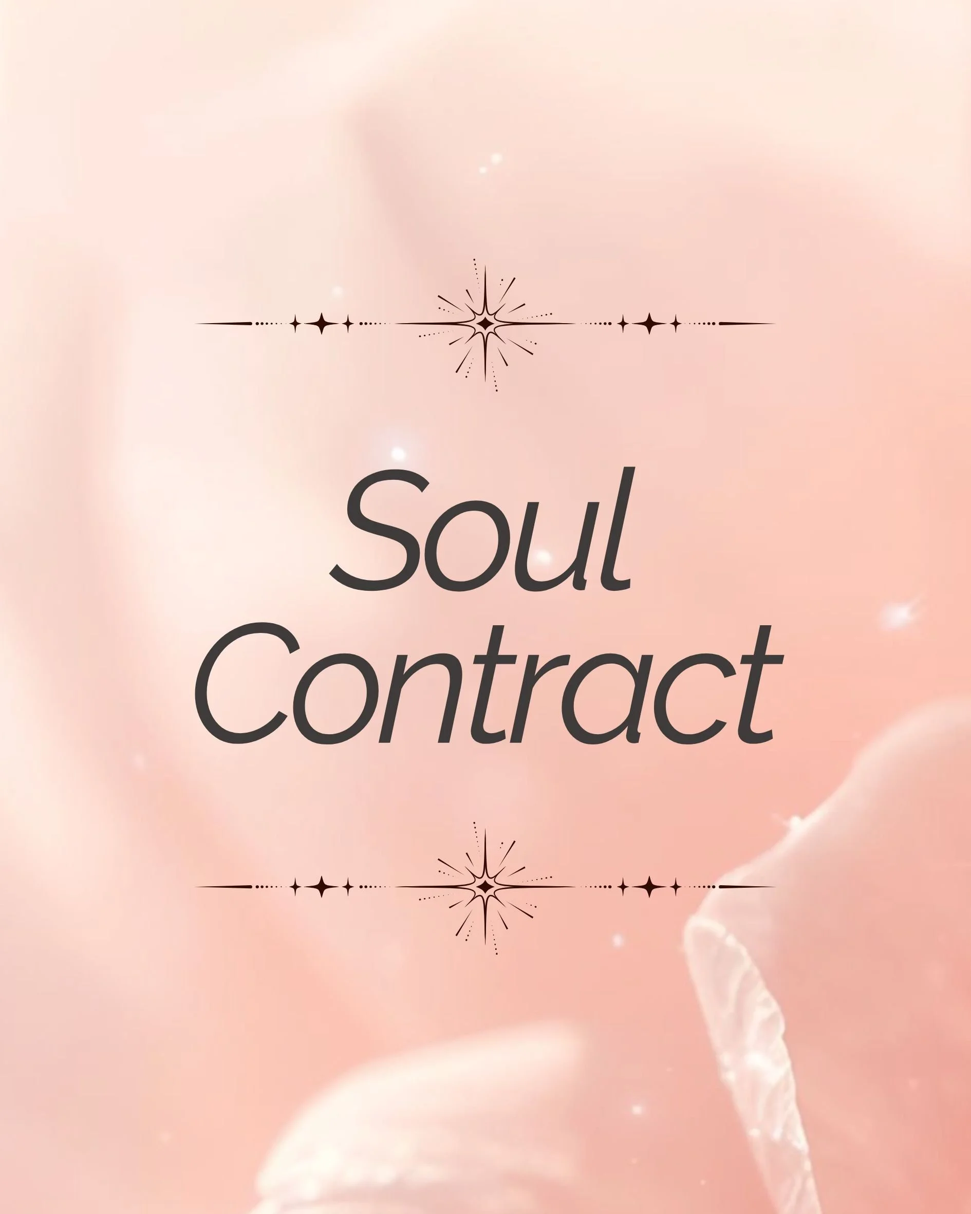 Healing through soul contract awareness