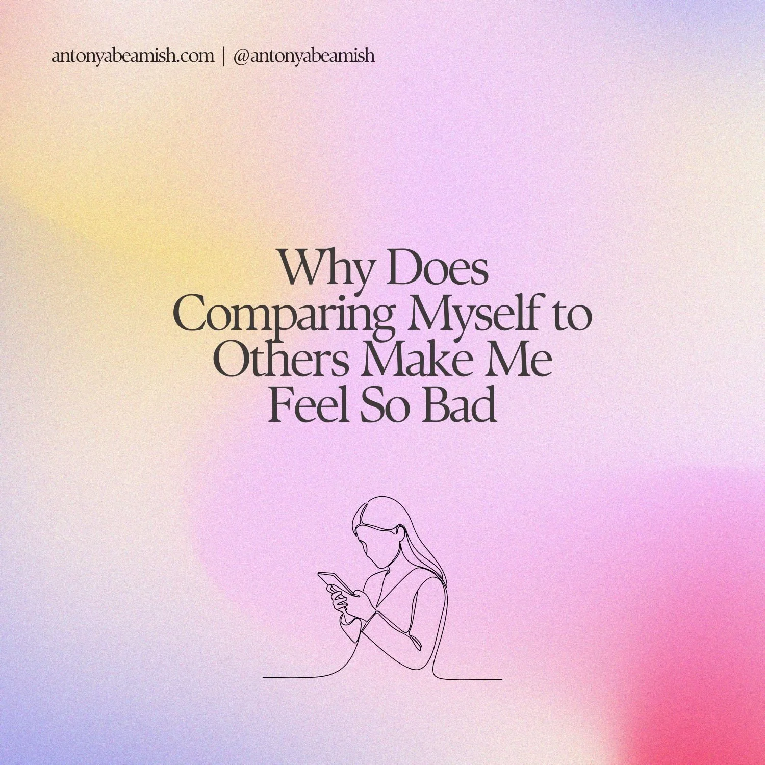 comparing yourself to other people on social media