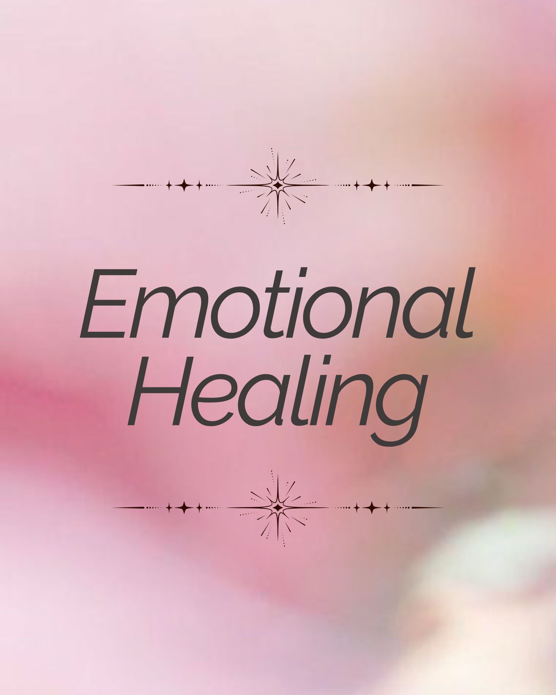 Support for emotional wellbeing and healing